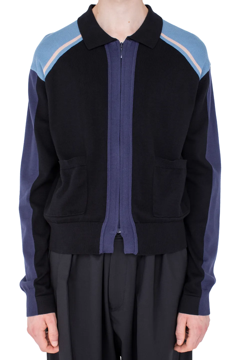Kiko Kostadinov Knitwear MUNNO Knit Cardigan cardigan Phantom Black coton
