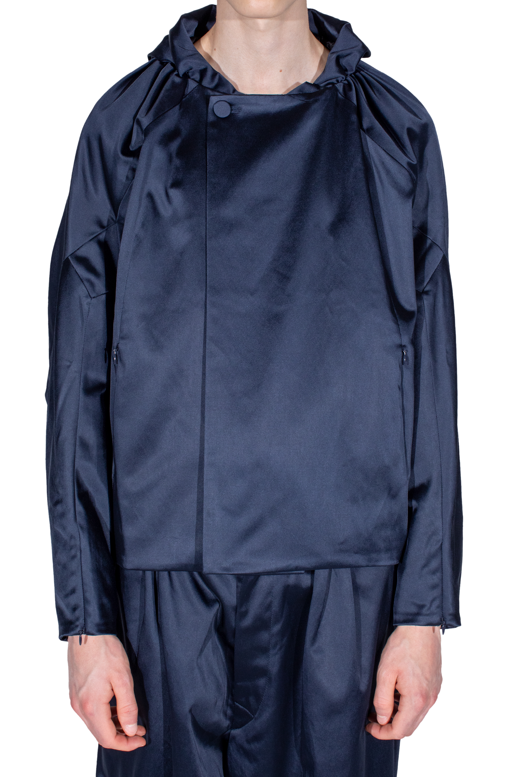 Kiko Kostadinov Outerwear HELMOND Gathered Blouson blouson Dark Sapphire court