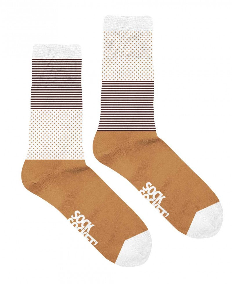Juste Un T-shirt Chaussettes x Socksocket Les Elise chaussettes motifs dépareillés