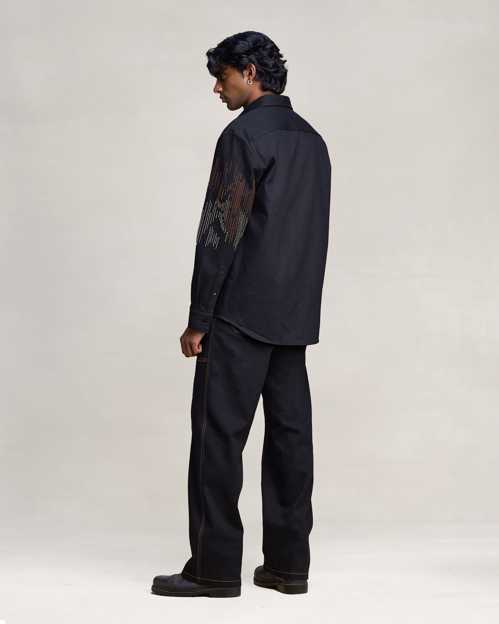 COUNTRYMADE Shirts HICKORY IN CROME SHIRT chemise en denim sur commande