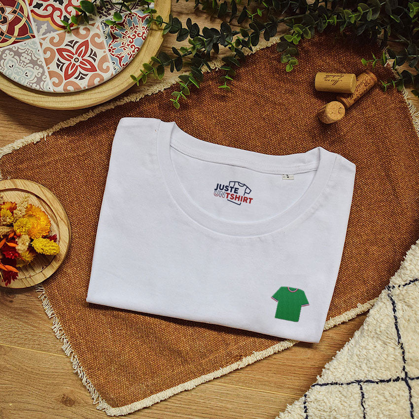Juste Un T-shirt T-shirts Brodés Saint Etienne T-shirt brodé football