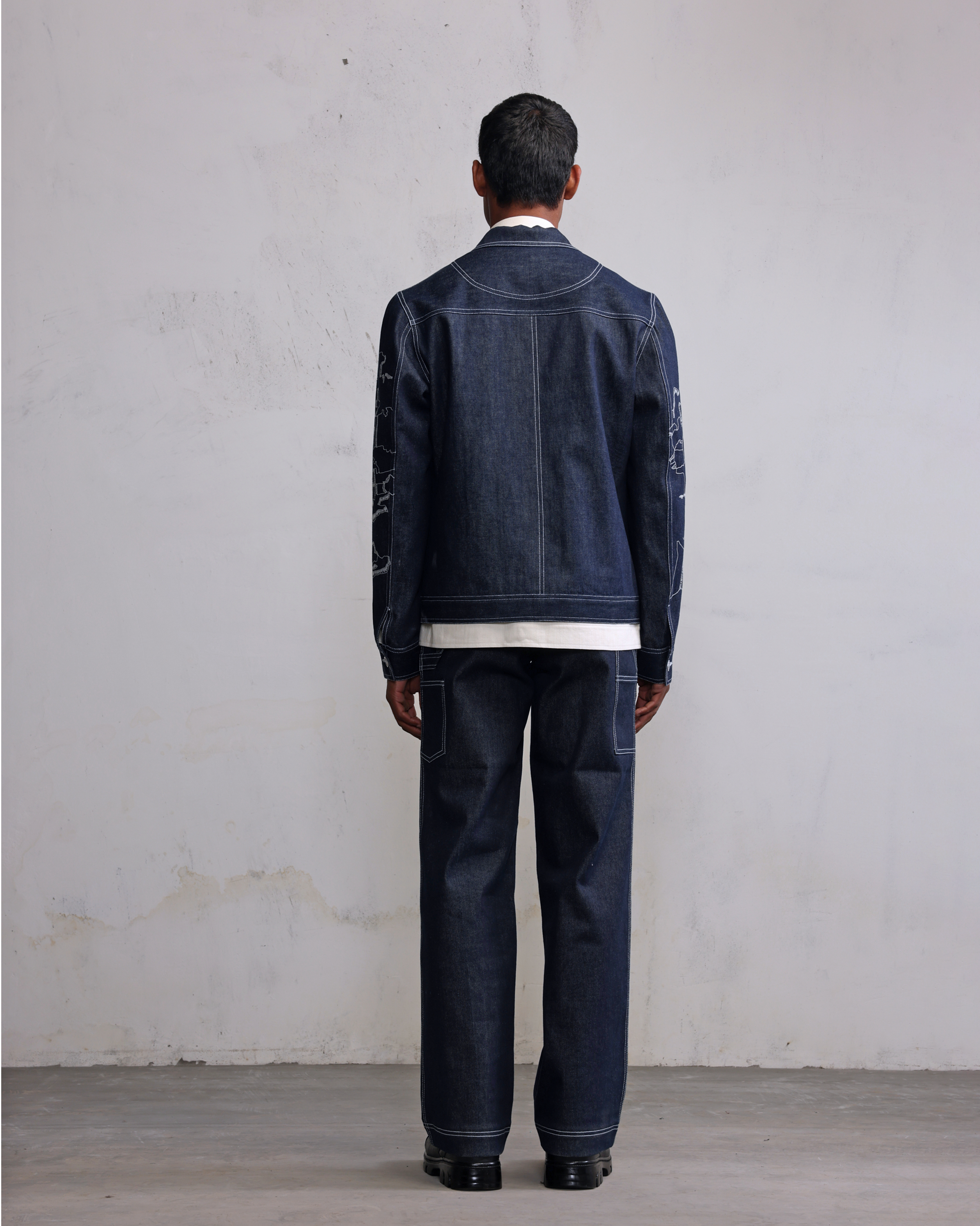COUNTRYMADE Jackets collapsed city Jacket veste denim brodée