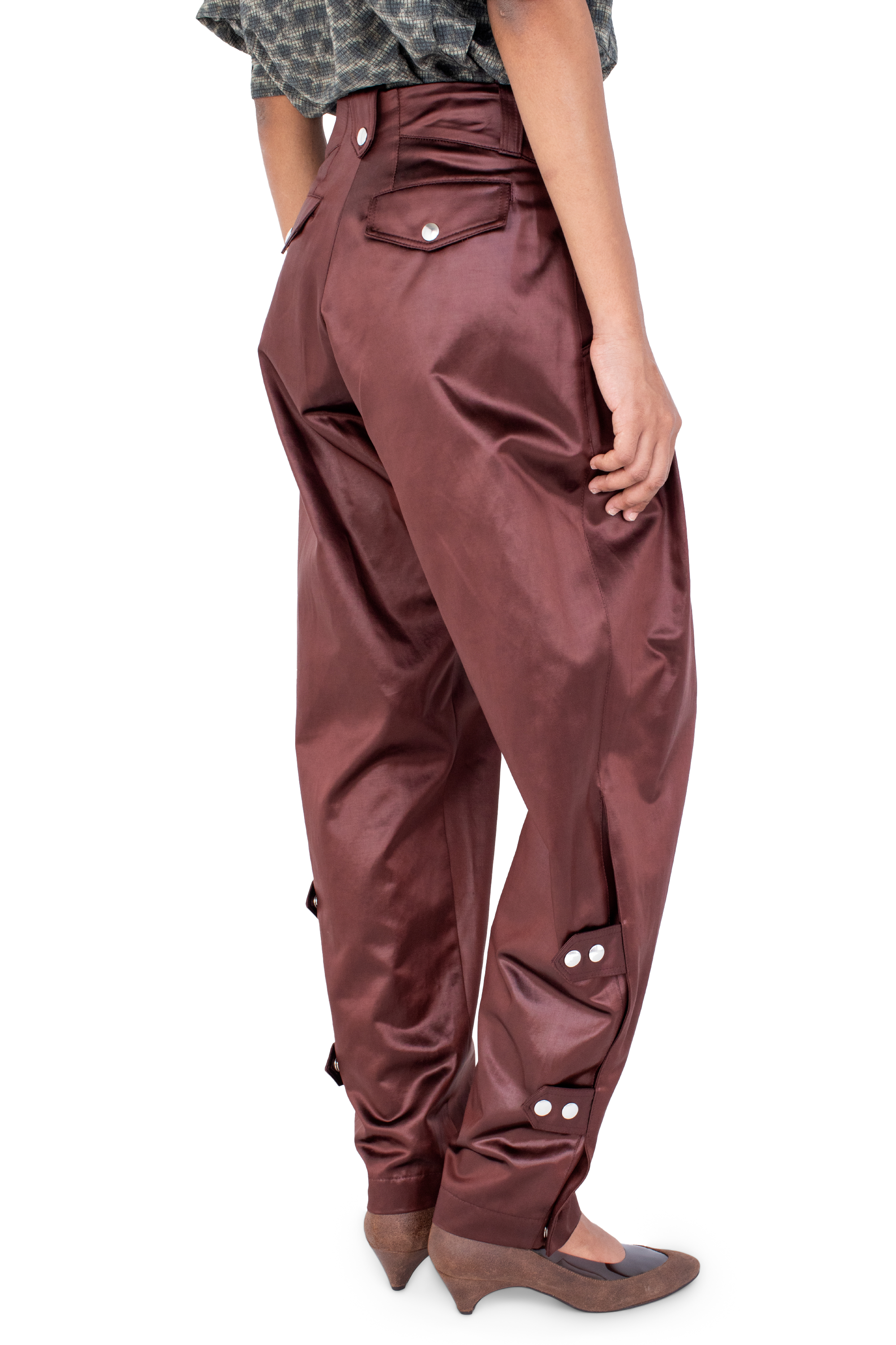 Kiko Kostadinov Bottoms PEREGRINE Trousers pantalon Burnt Umber enduit