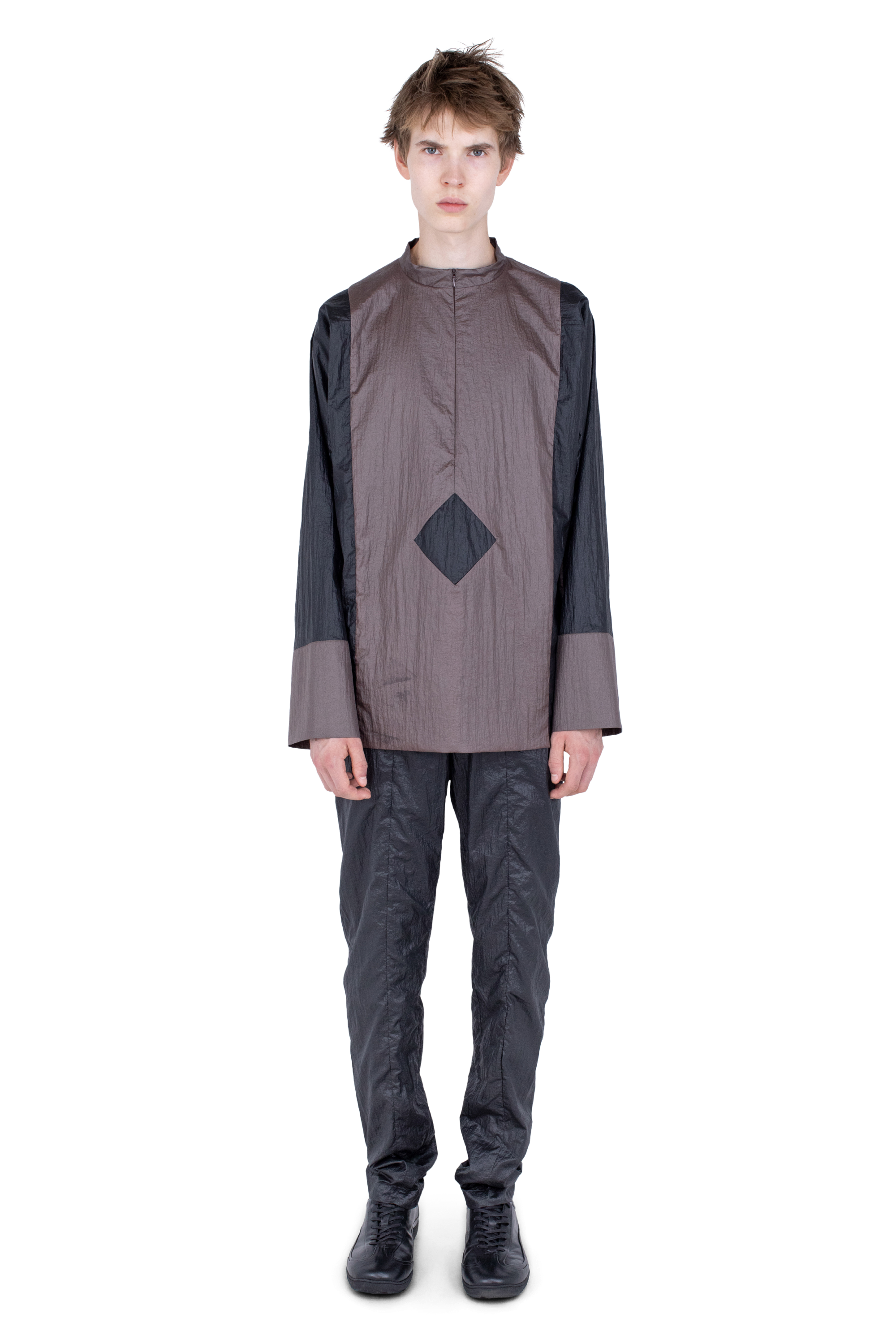 Kiko Kostadinov Tops HERTEL Stripe Pullover haut Terra nylon