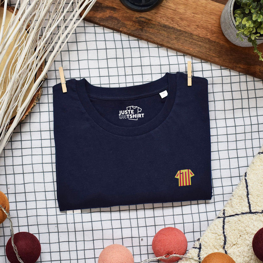 Juste Un T-shirt T-shirts Brodés RC Lens t-shirt brodé blanc homme