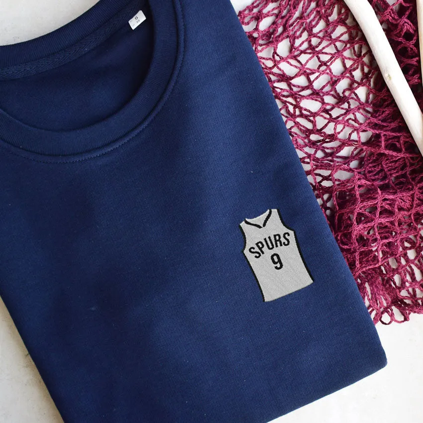 Juste Un T-shirt Sweats Brodés Spurs sweat brodé basket