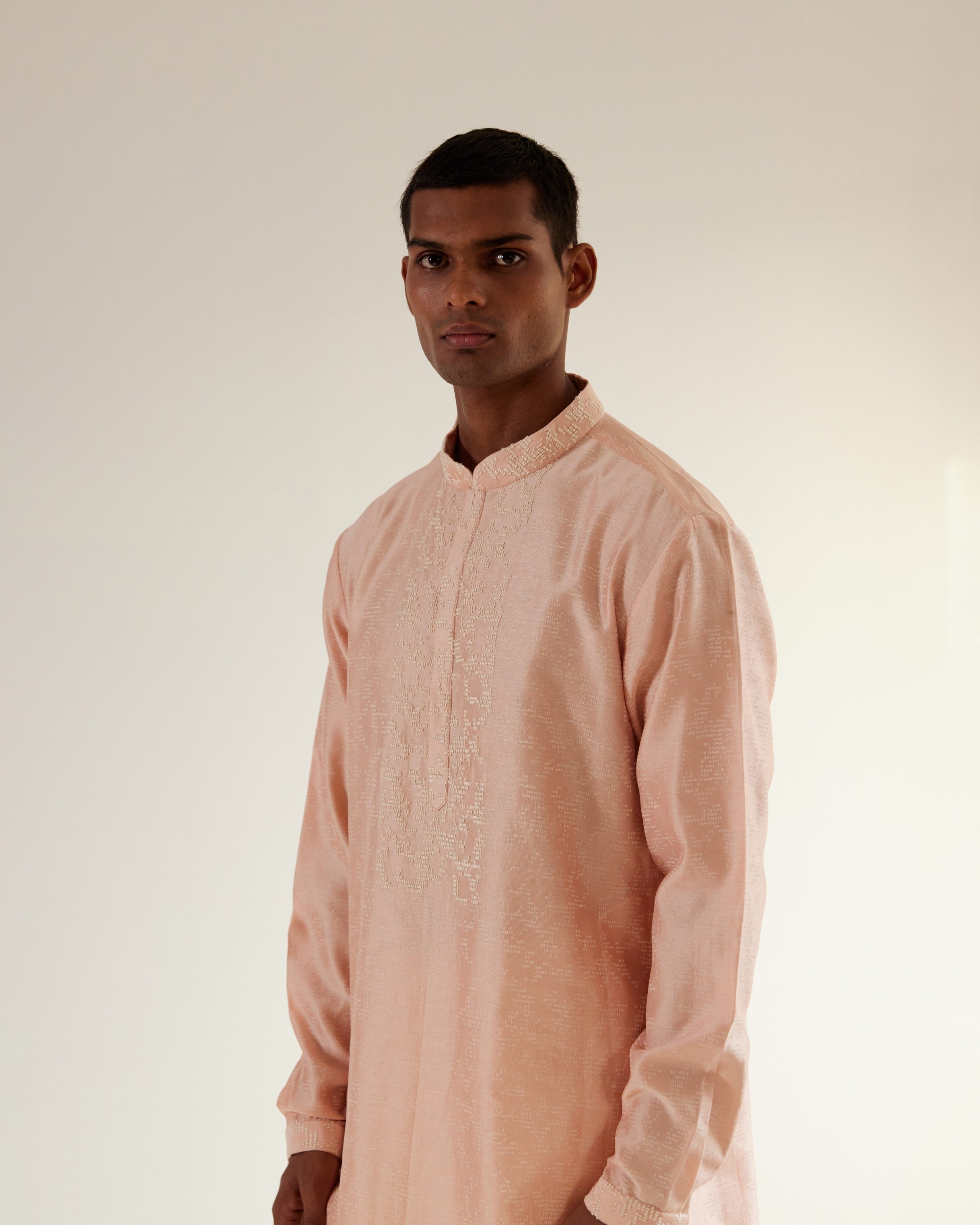 COUNTRYMADE Kurtas Camo-Block Print Kurta Set kurta rose brodé