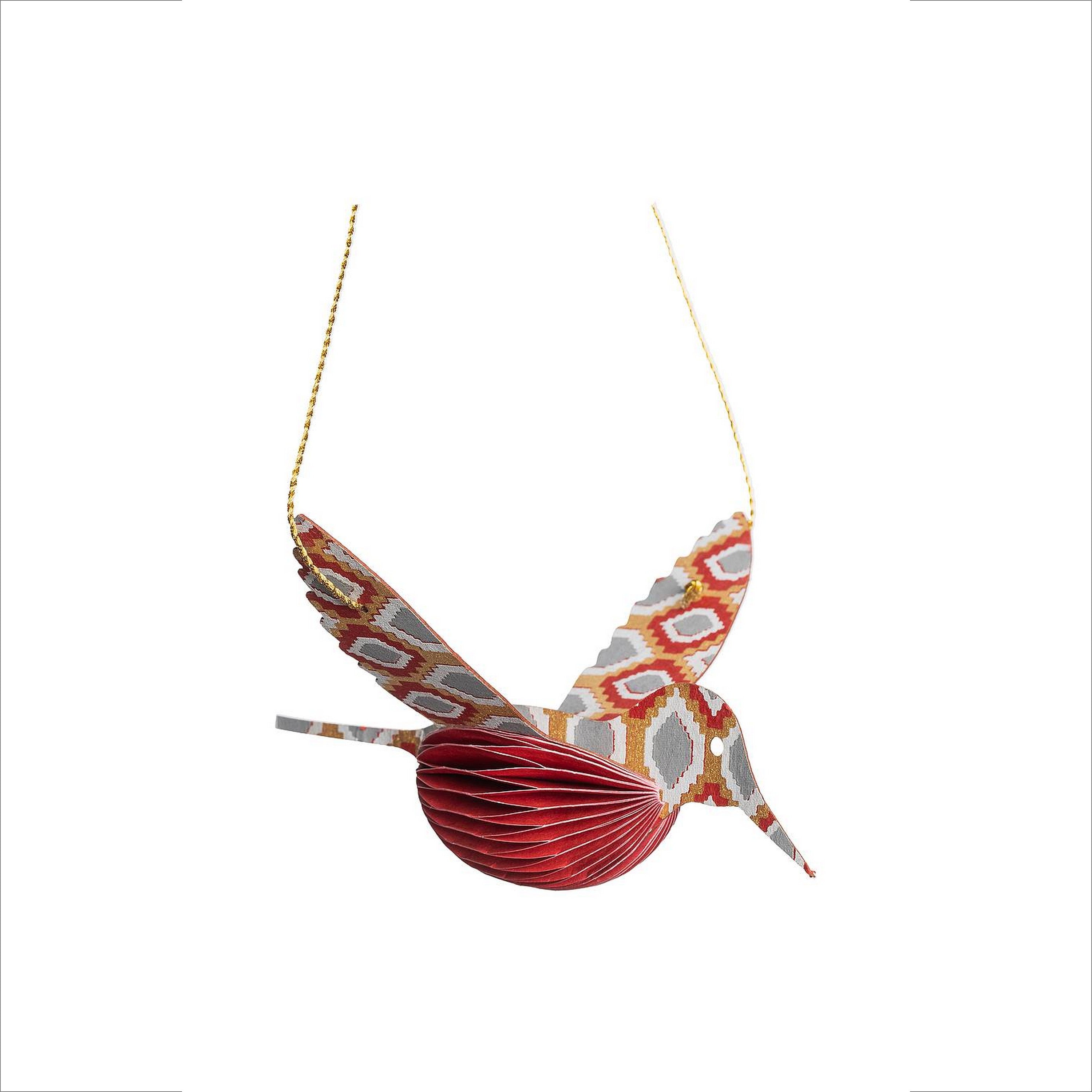Sourire Multicolore Sacs et pochettes Colibri à suspendre rouge coton recyclé
