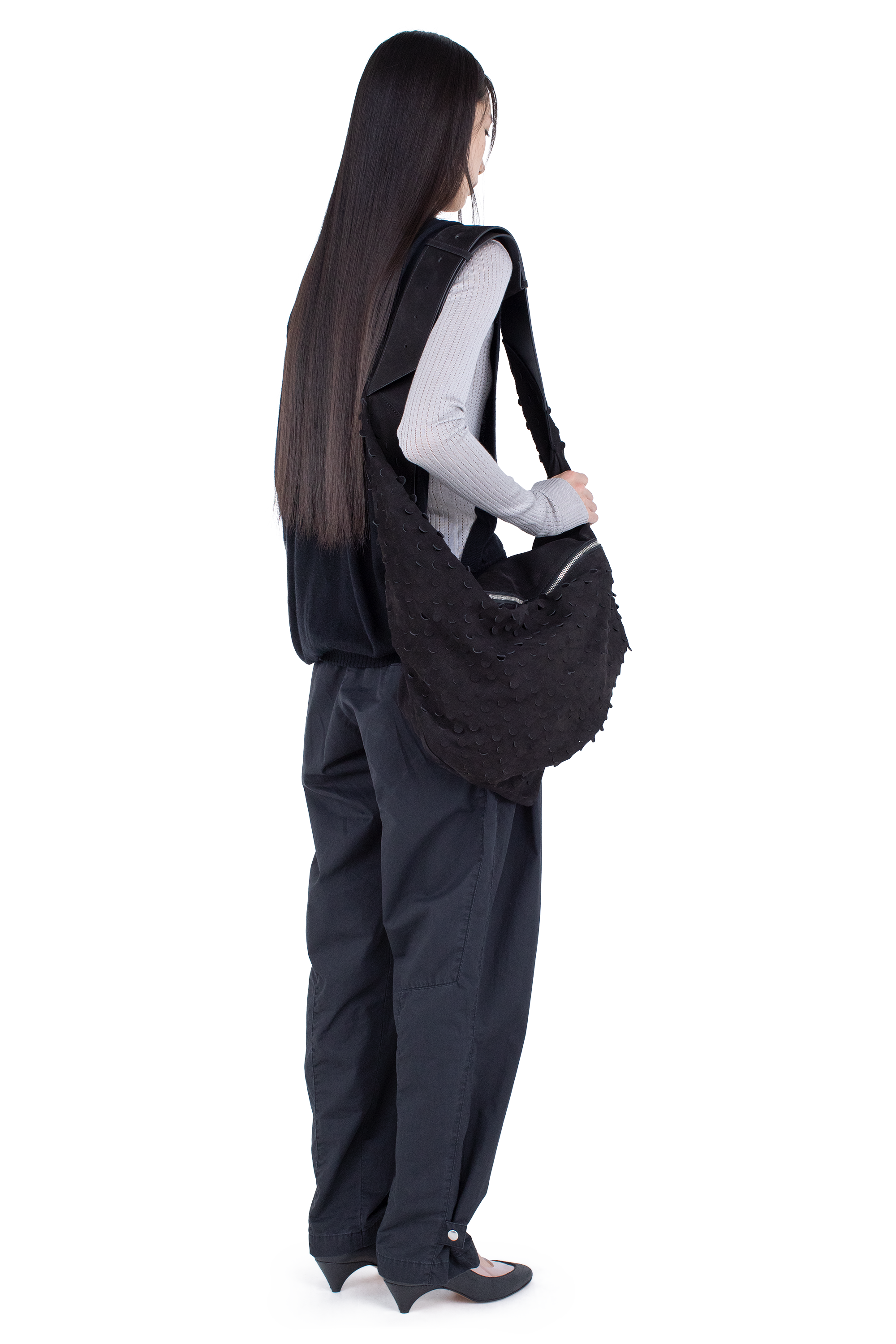 Kiko Kostadinov Bottoms PEREGRINE Trouser pantalon Stone Washed Charcoal coton