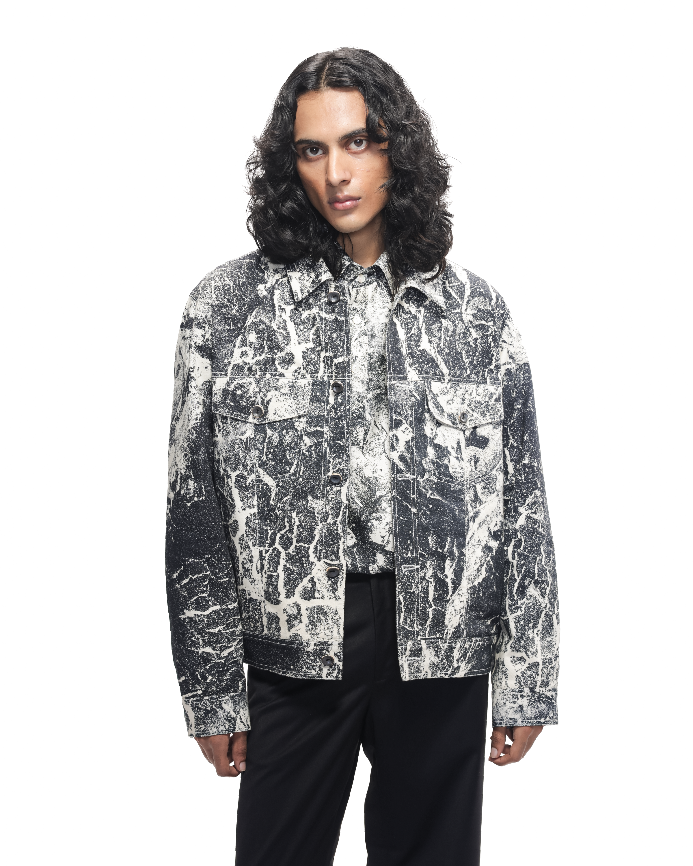 COUNTRYMADE Jackets Residue Metal Trucker Jacket veste denim à la commande