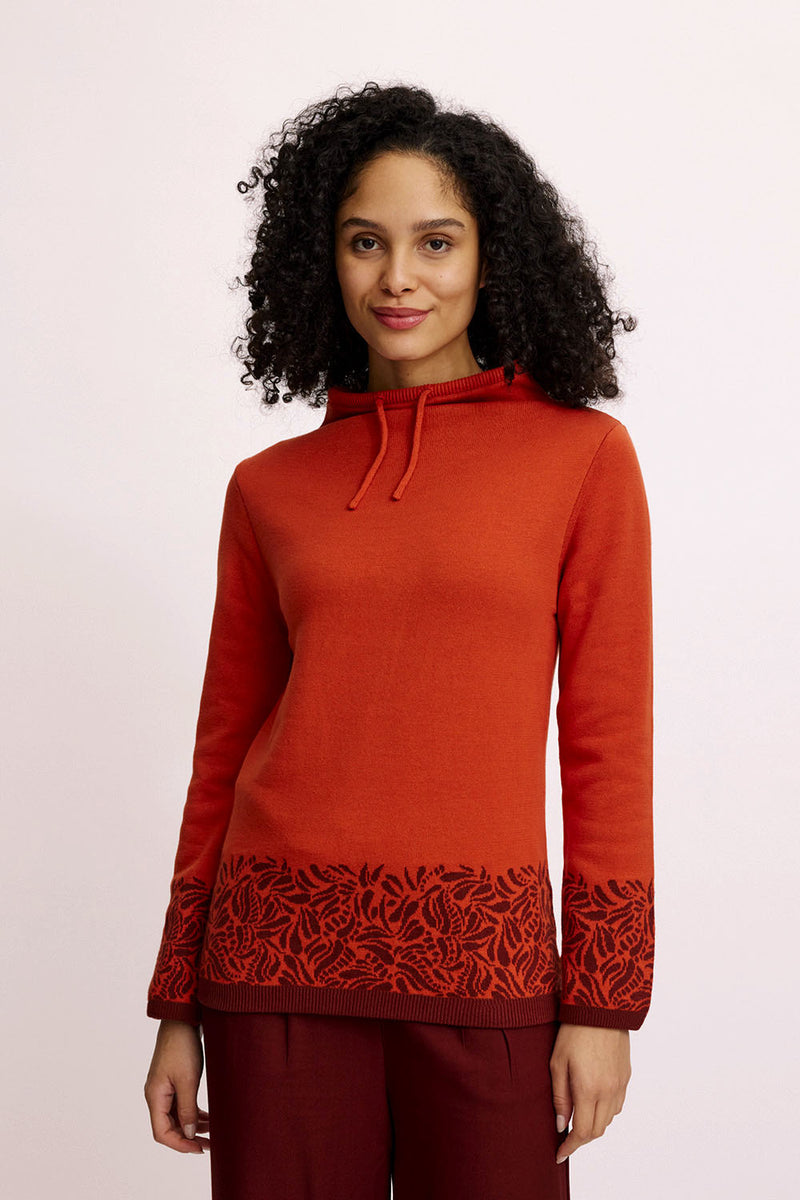Sourire Multicolore Pulls pull jacquard coton bio rooibos GOTS