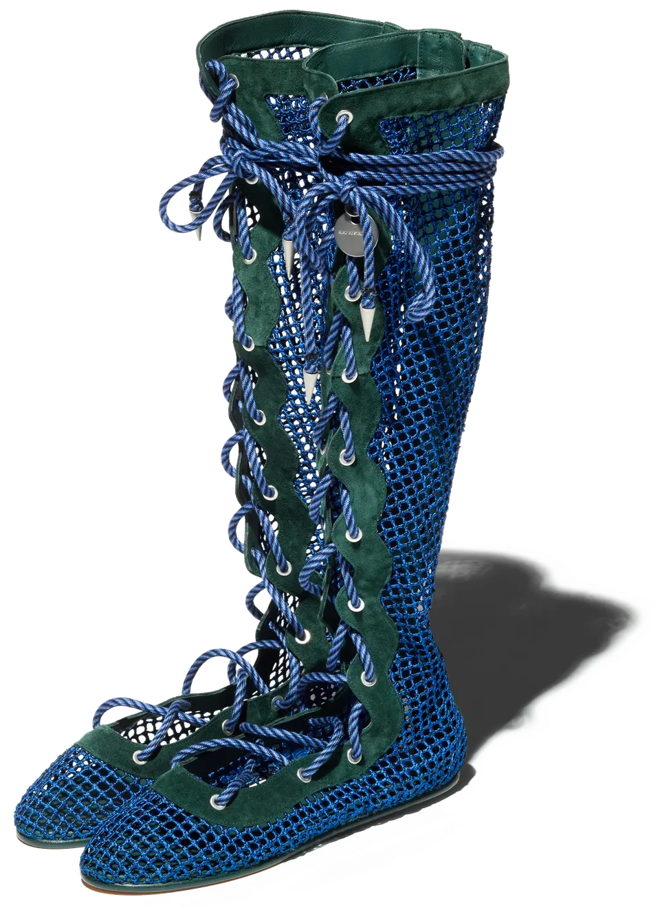 Kiko Kostadinov Shoes RETICELLA Knee High Boots bottes hautes Sapphire