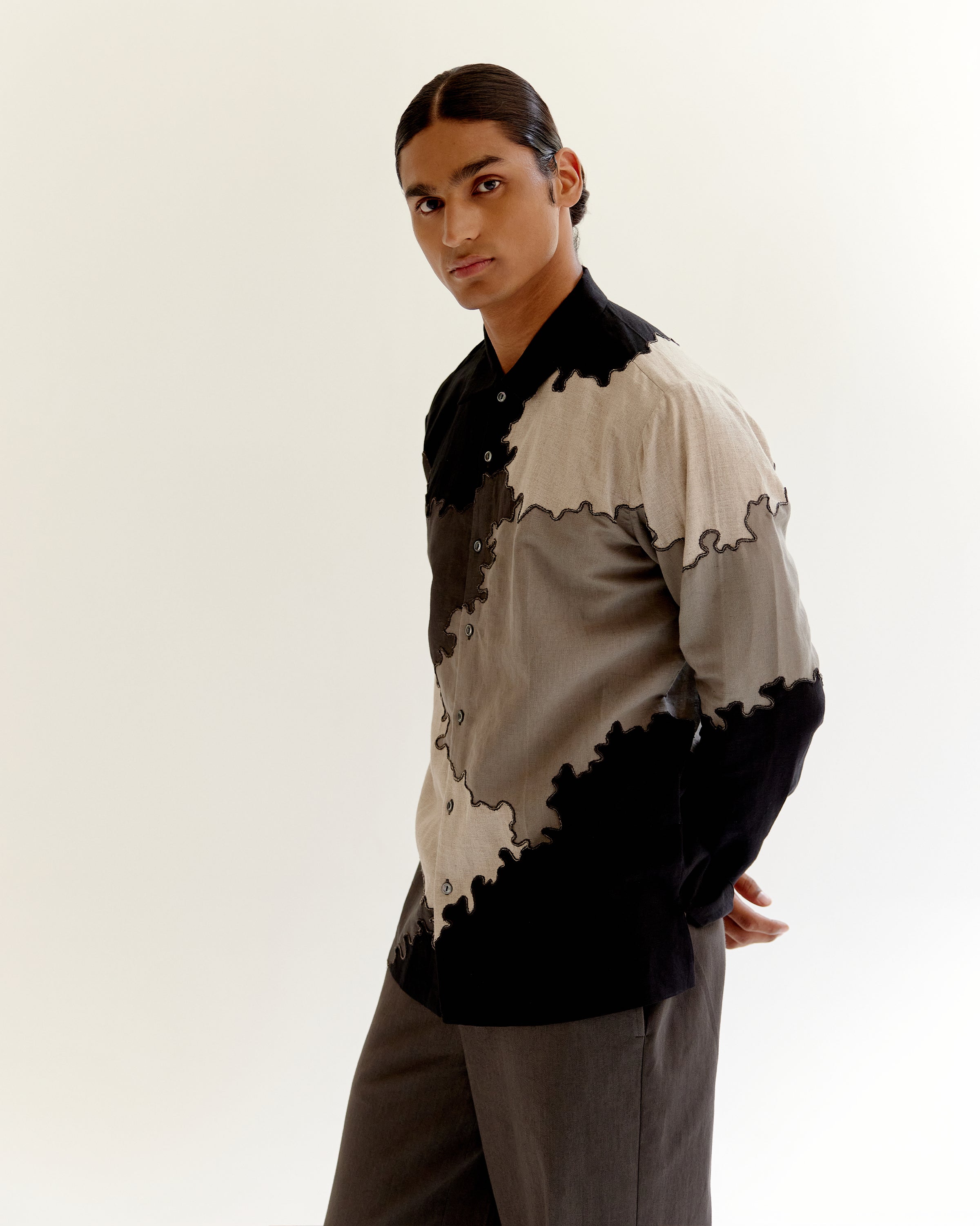 COUNTRYMADE Shirts Puzzle Coma Shirt en lin et chanvre