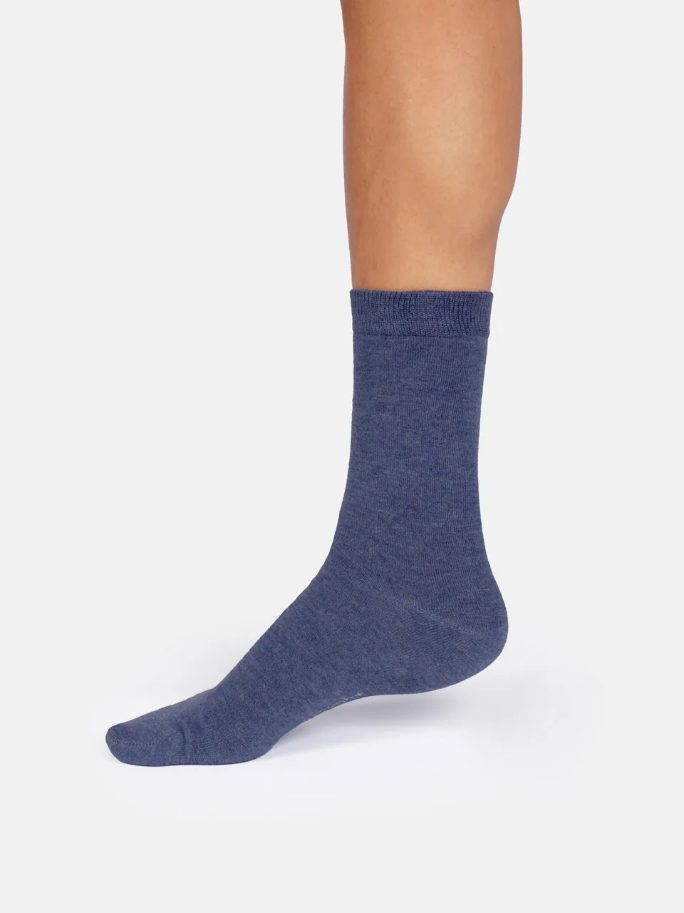 Thought Chaussettes femme Chaussettes bleu ardoise en bambou 36-40 confort
