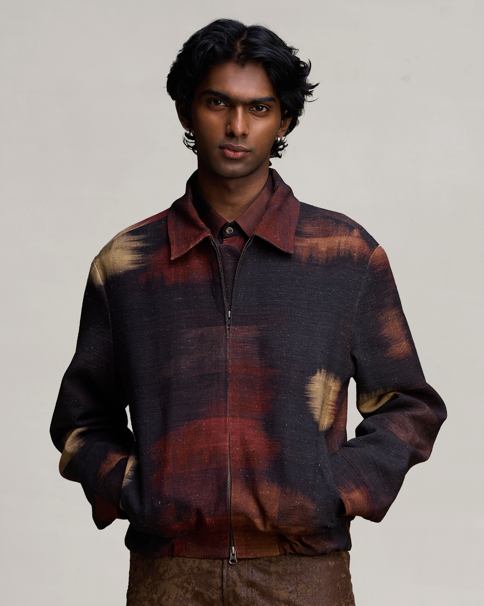 COUNTRYMADE Jackets FORGED IKAT PRINTED JACKET veste bomber en soie