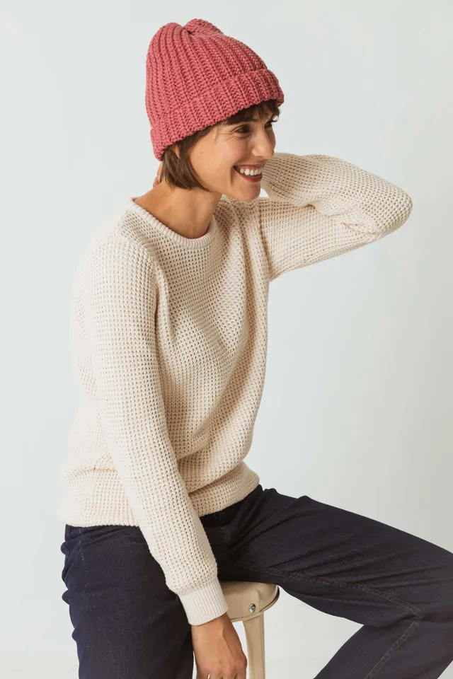 Sourire Multicolore Bonnets Bonnet Pal coton bio rose ou noir