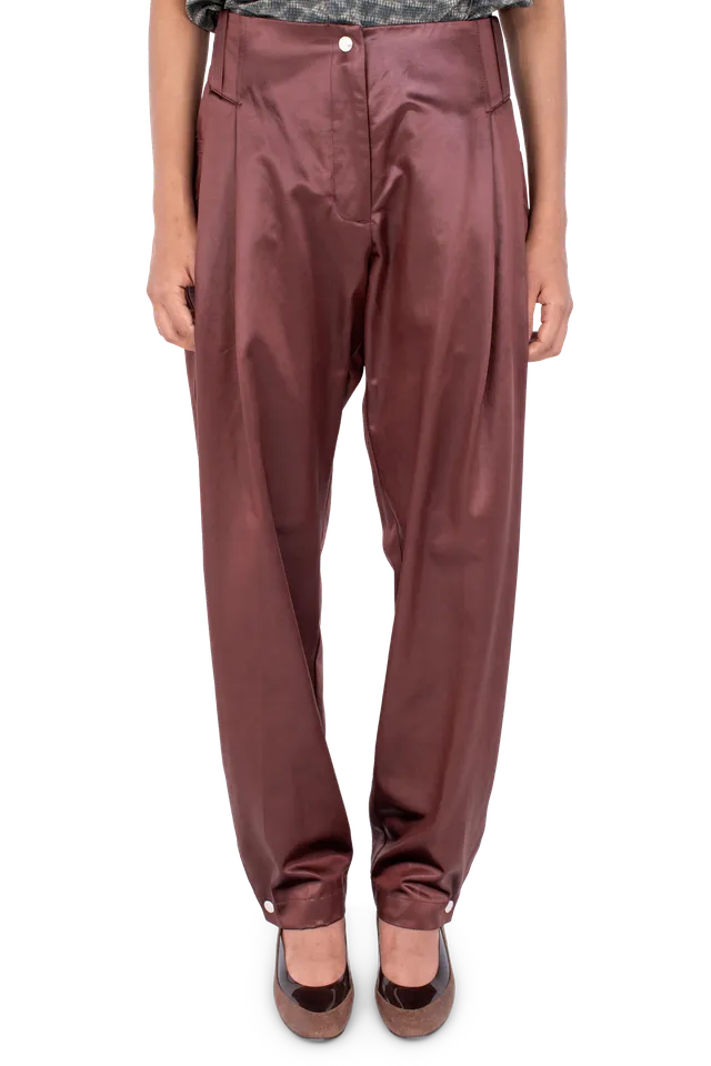 Kiko Kostadinov Bottoms PEREGRINE Trousers pantalon Burnt Umber enduit
