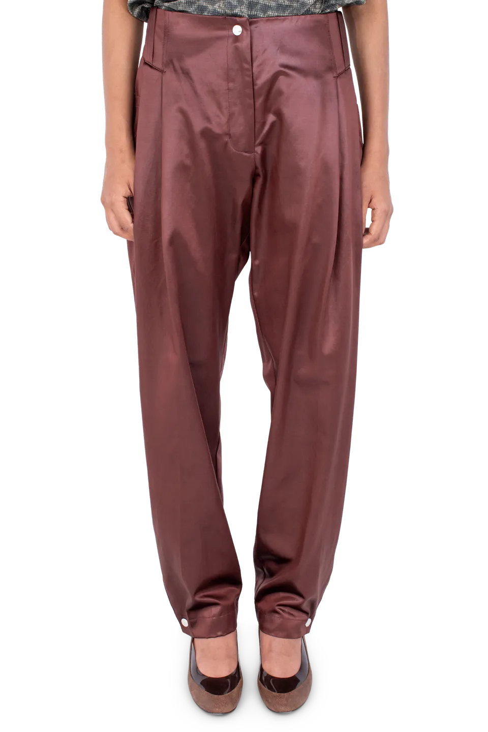 Kiko Kostadinov Bottoms PEREGRINE Trousers pantalon Burnt Umber enduit