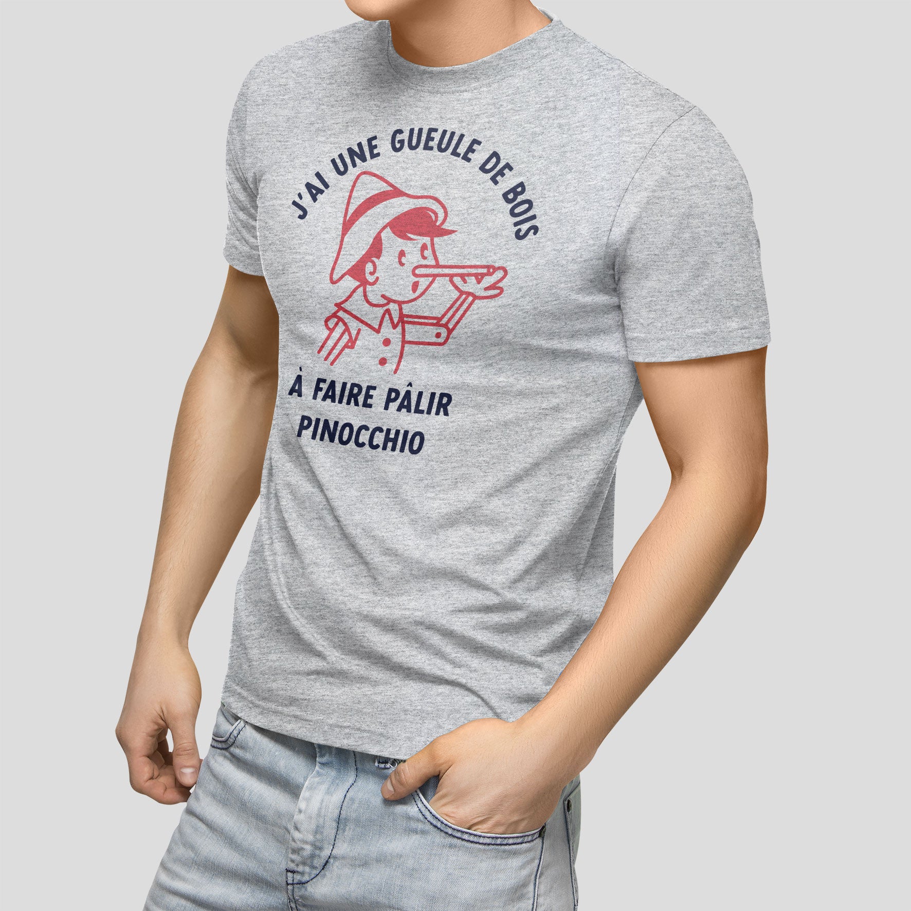Juste Un T-shirt T-shirts Imprimés J'ai une gueule de bois t-shirt homme humour