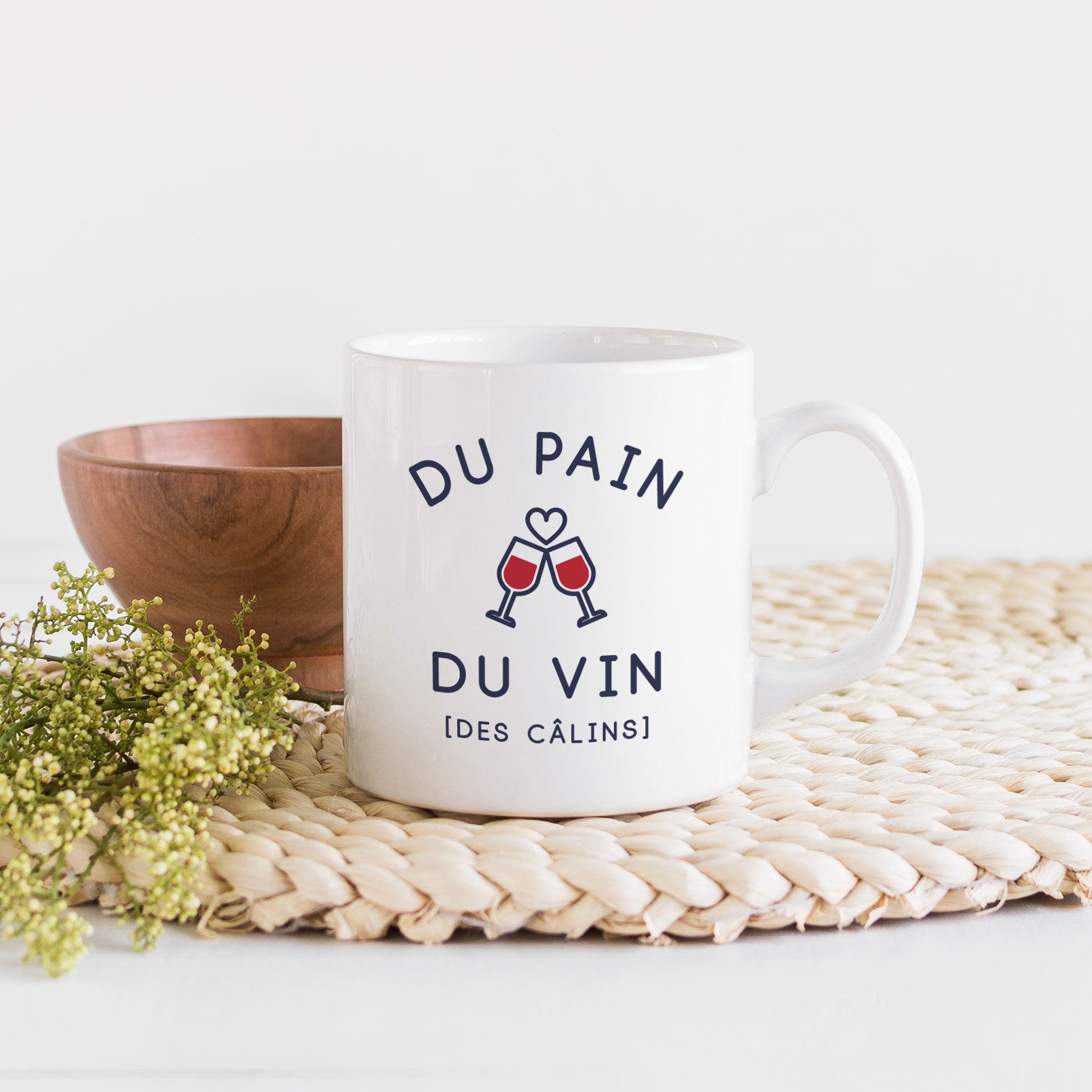 Juste Un T-shirt Mugs Du pain et du vin mug