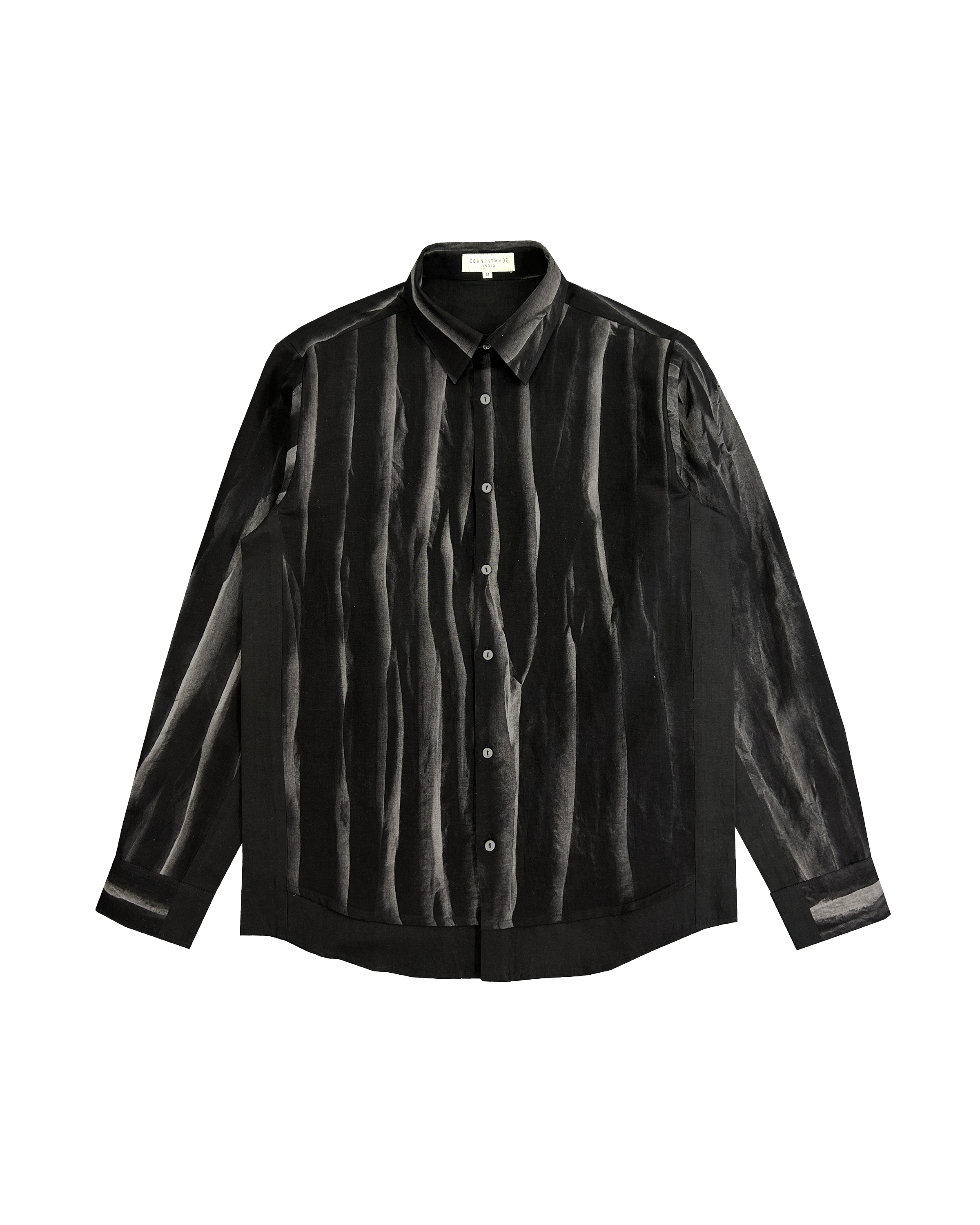 COUNTRYMADE Shirts Wrinkle Crease Batik Double Shirt chemise batik