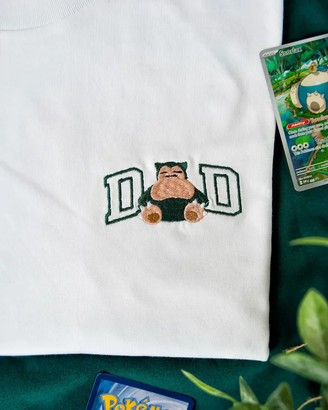 Juste Un T-shirt T-shirts Brodés Papa Ronflex t-shirt blanc coton bio