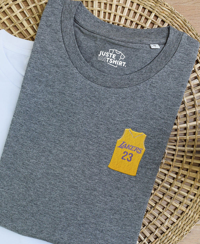 Juste Un T-shirt T-shirts Brodés Lakers t-shirt brodé