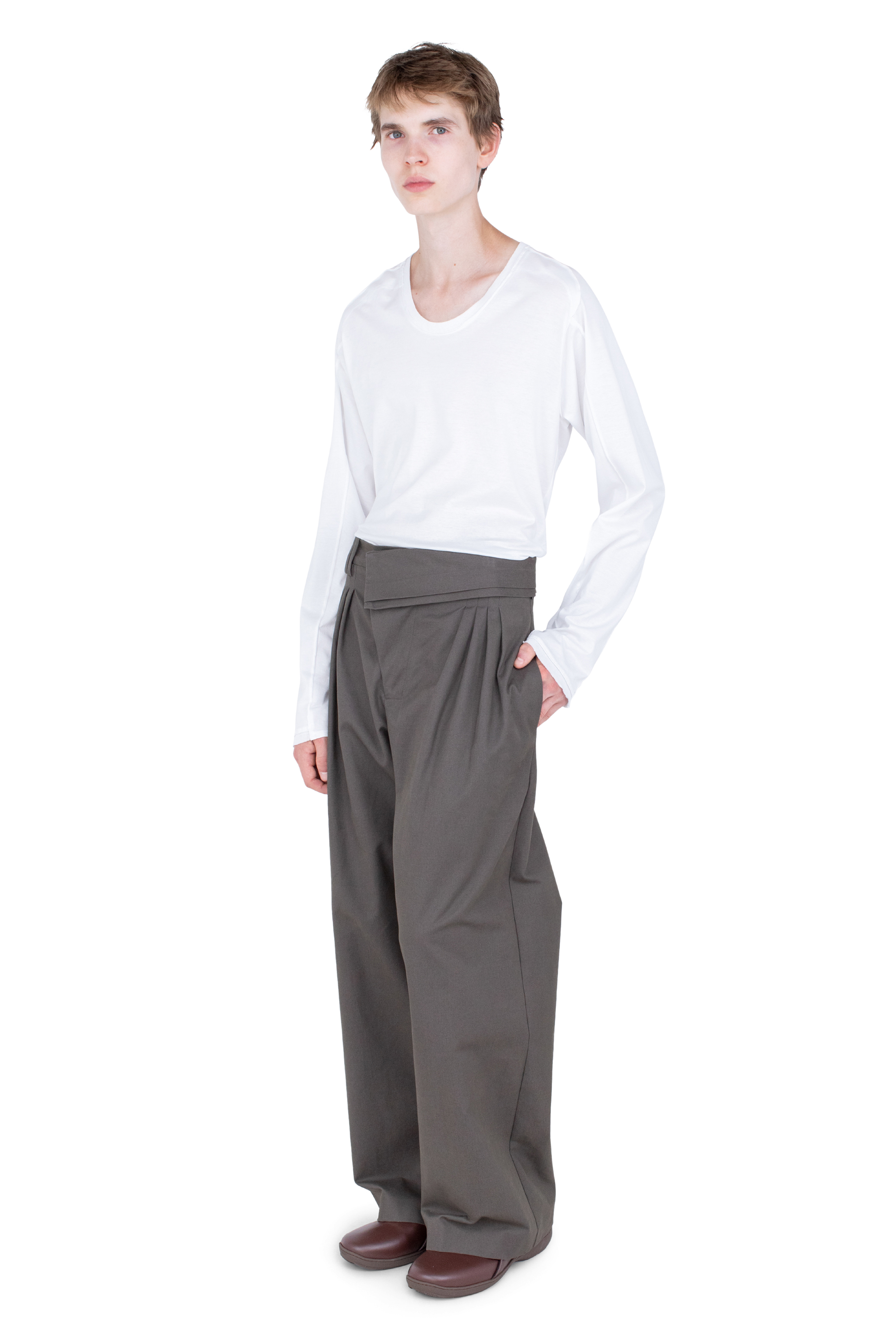 Kiko Kostadinov Tops ASTRO Long Sleeve Top top blanc coton