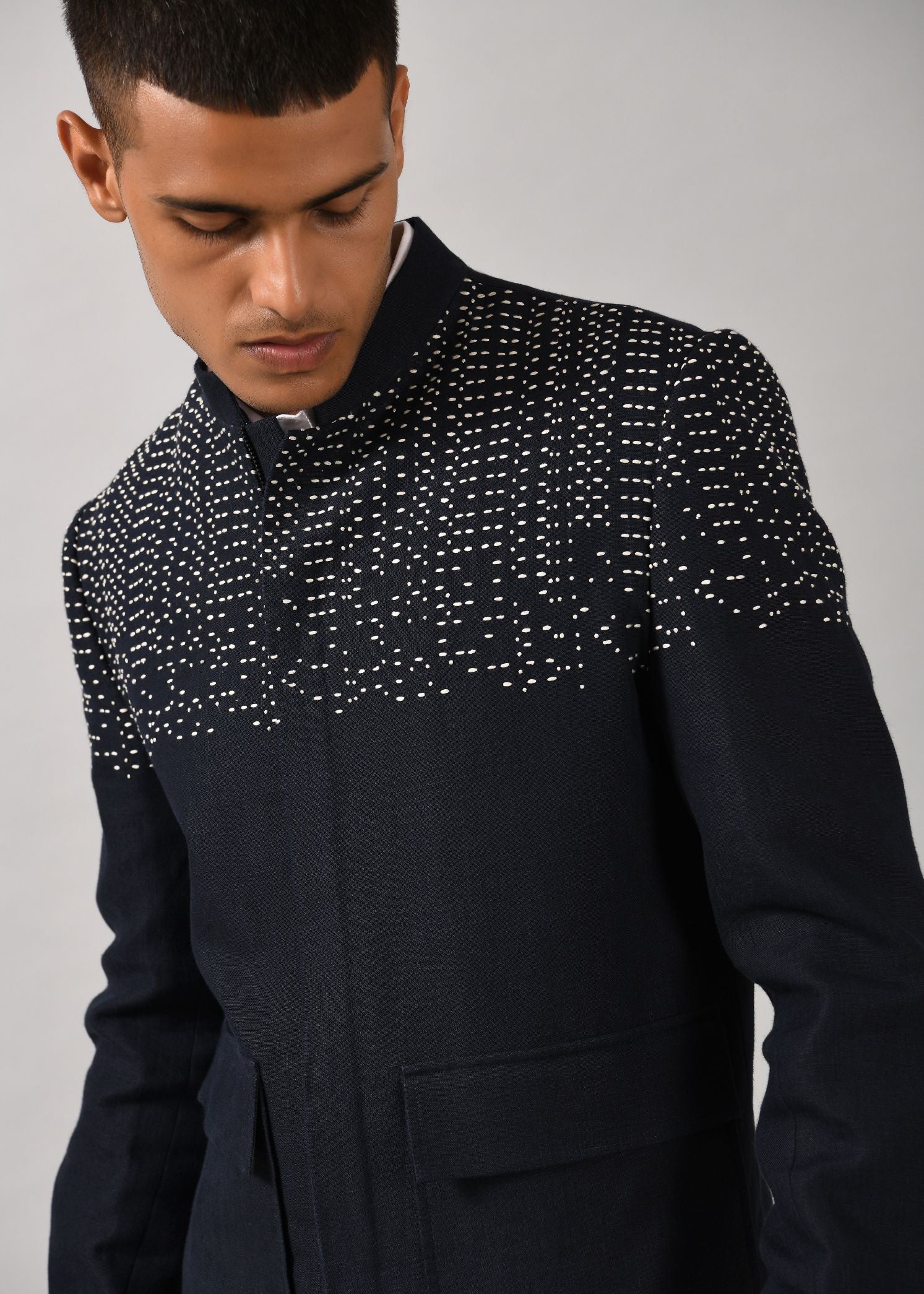 COUNTRYMADE Jackets MORSE CODE SHORT JACKET veste courte en lin