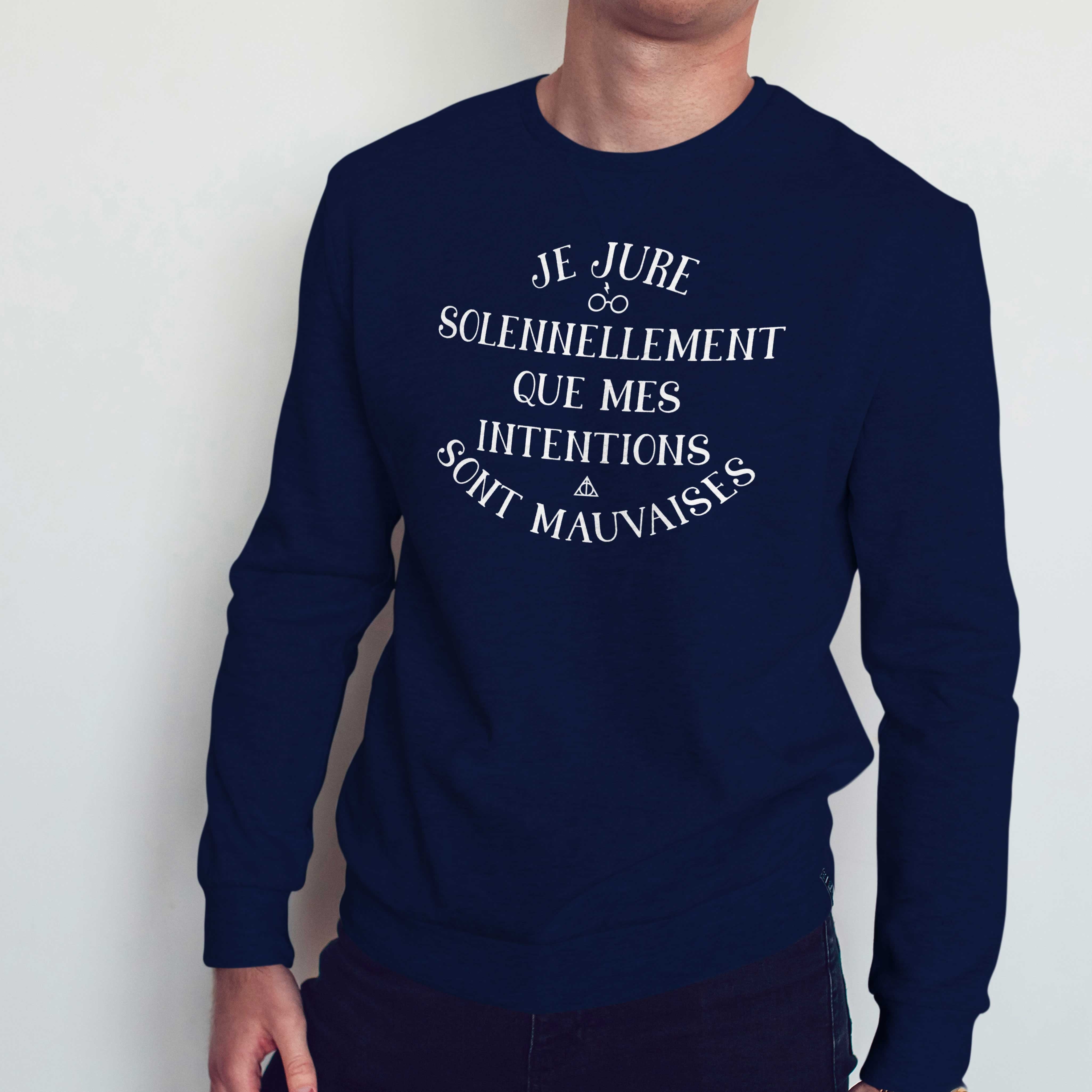 Juste Un T-shirt Sweats Imprimés Je jure solennellement sweat-shirt homme