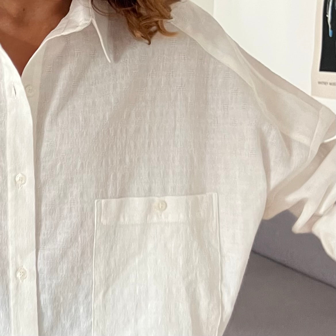 PANTRUCHE Chemises HOLIDAY chemise blanche oversize en coton