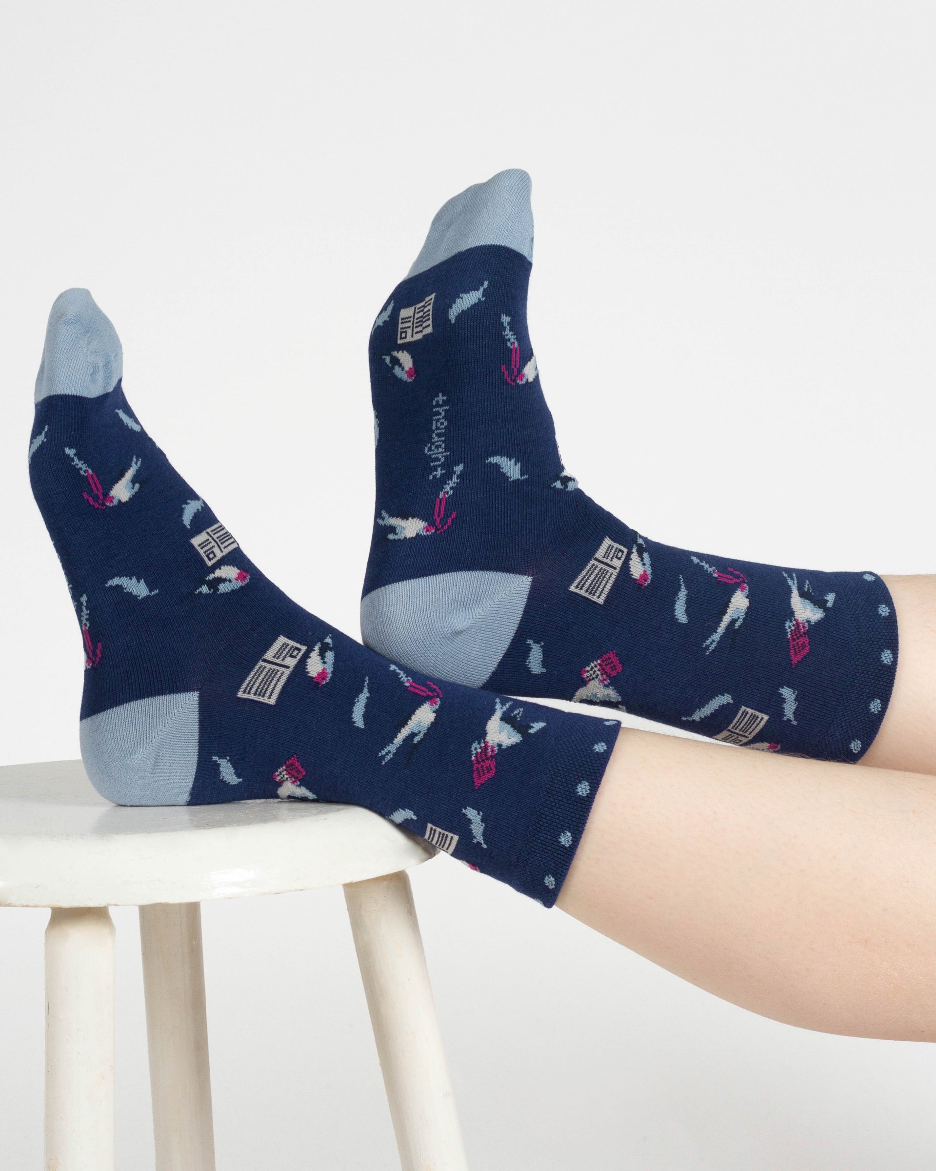 Thought Sent with Love coffret chaussettes femme en bambou 4 paires