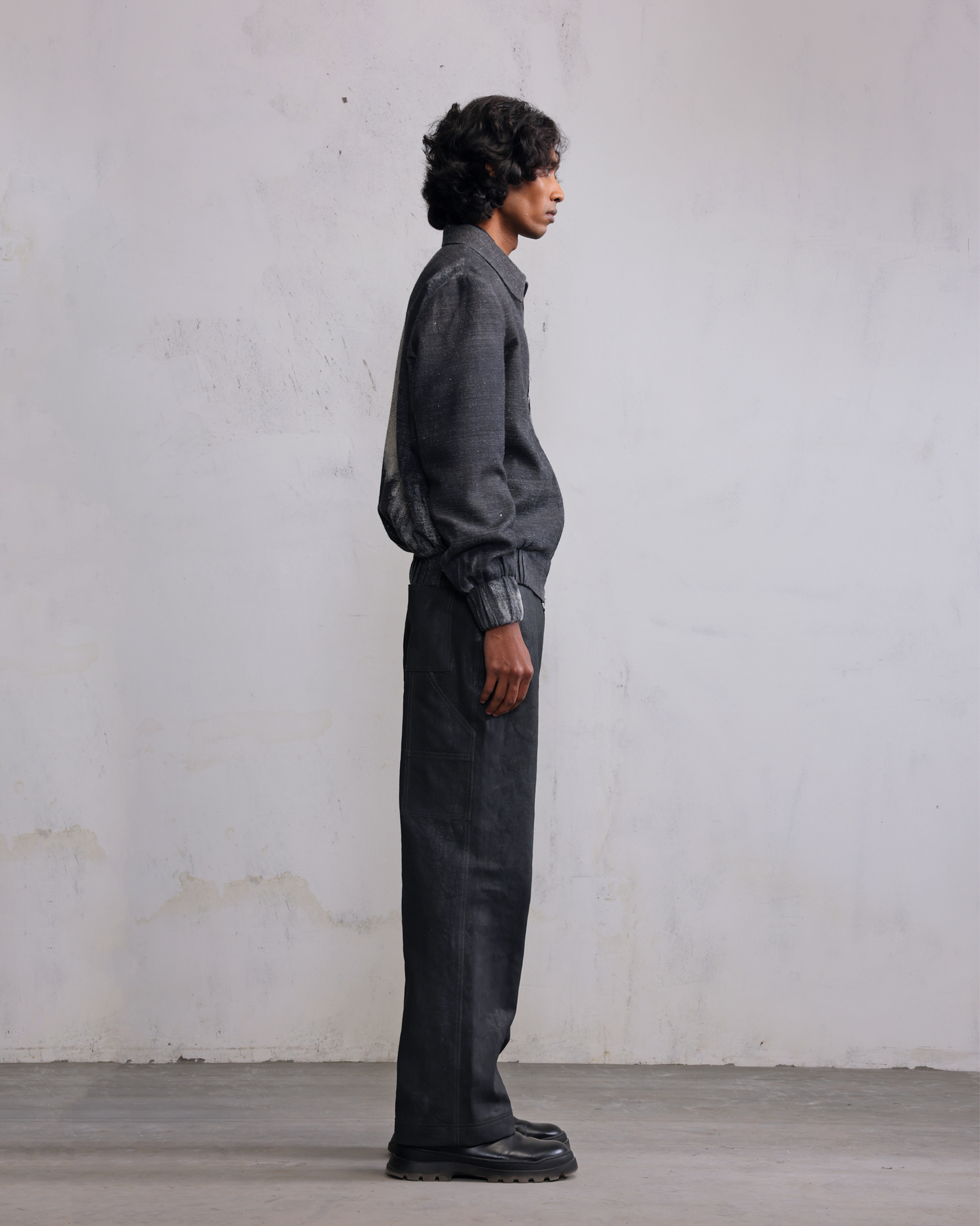 COUNTRYMADE Jackets Obscured face bomber jacket veste bomber imprimée en soie eri