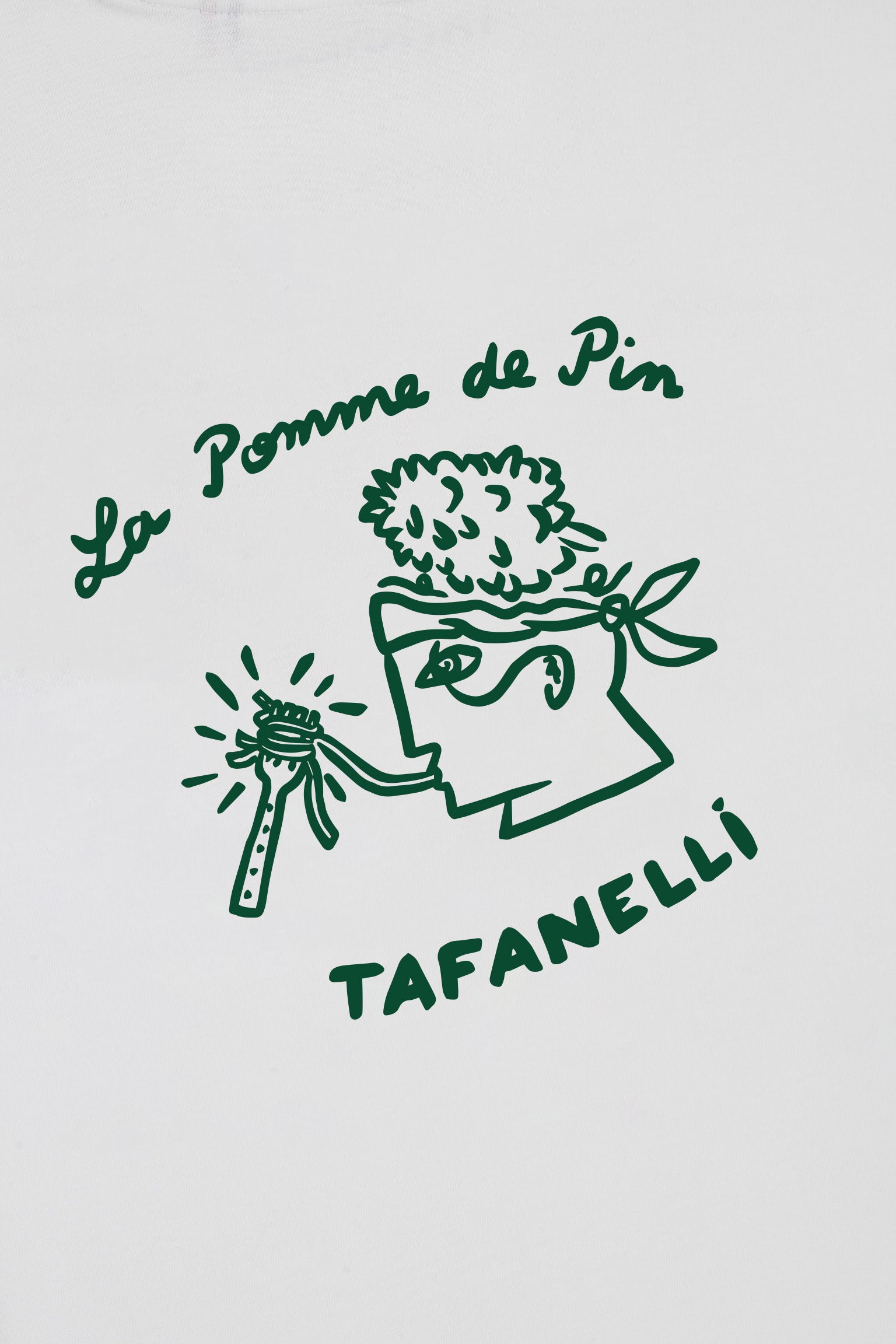 TAFANELLI T-Shirts LA POMME DE PIN T-shirt tailles XS à XXL
