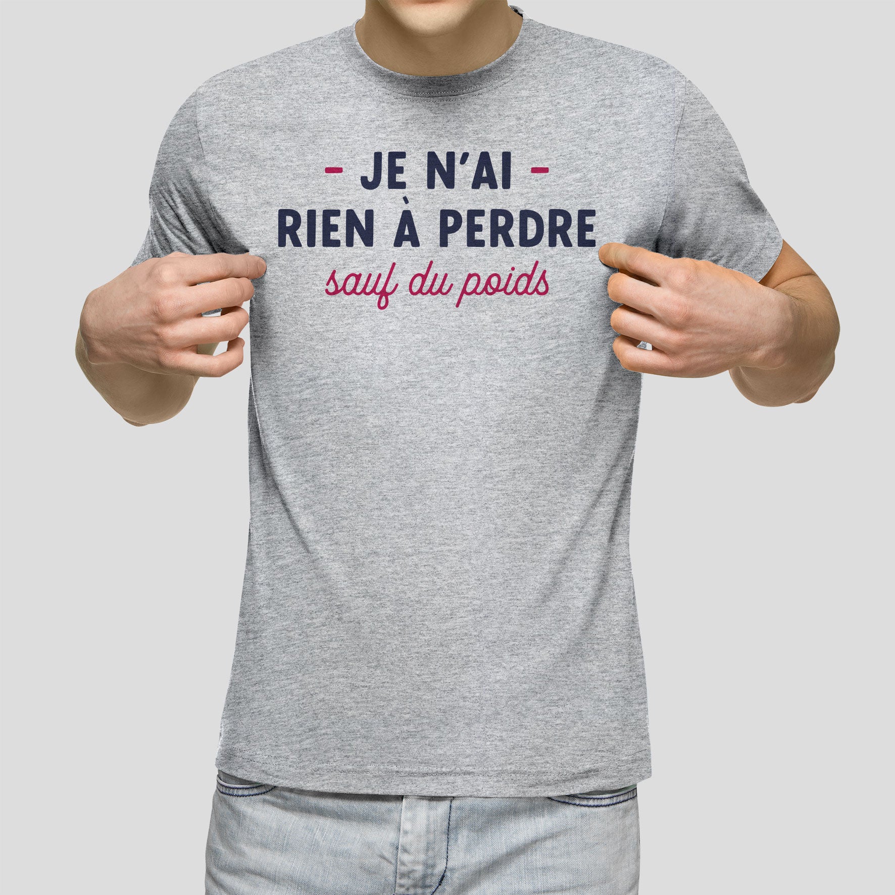 Juste Un T-shirt T-shirts Imprimés J'ai rien à perdre t-shirt homme