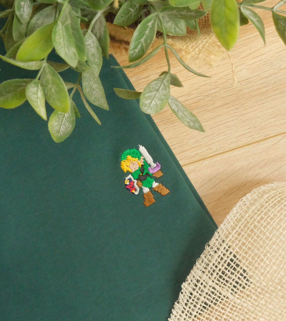Juste Un T-shirt T-shirts Brodés Link T-shirt coton bio déstockage
