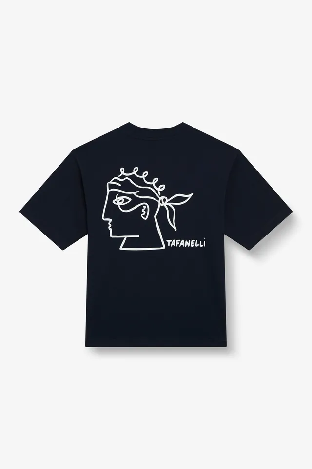 TAFANELLI T-Shirts LE CORSICA t-shirt navy