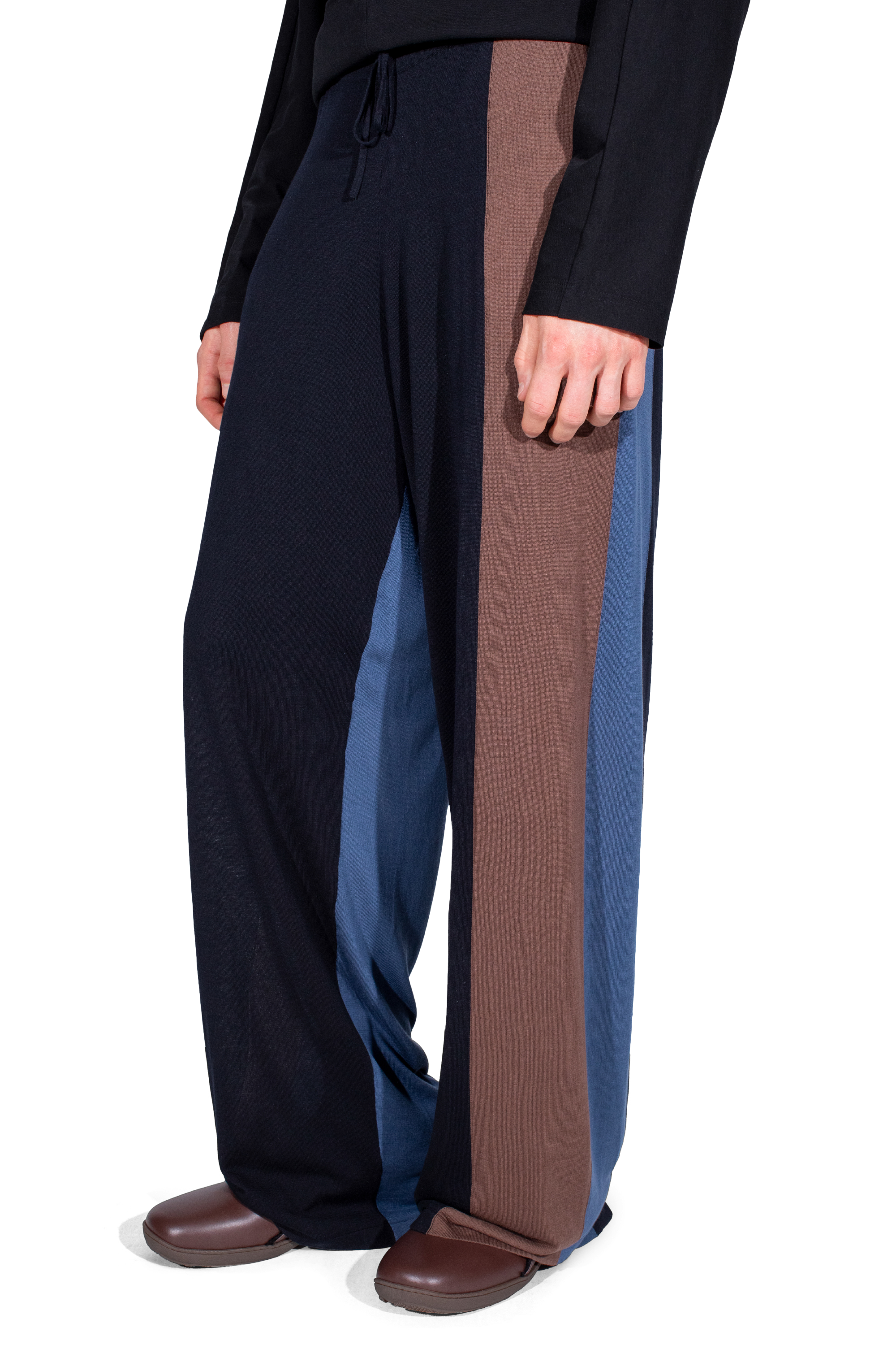 Kiko Kostadinov Knitwear SIGO Knit Trousers pantalon Brown en maille