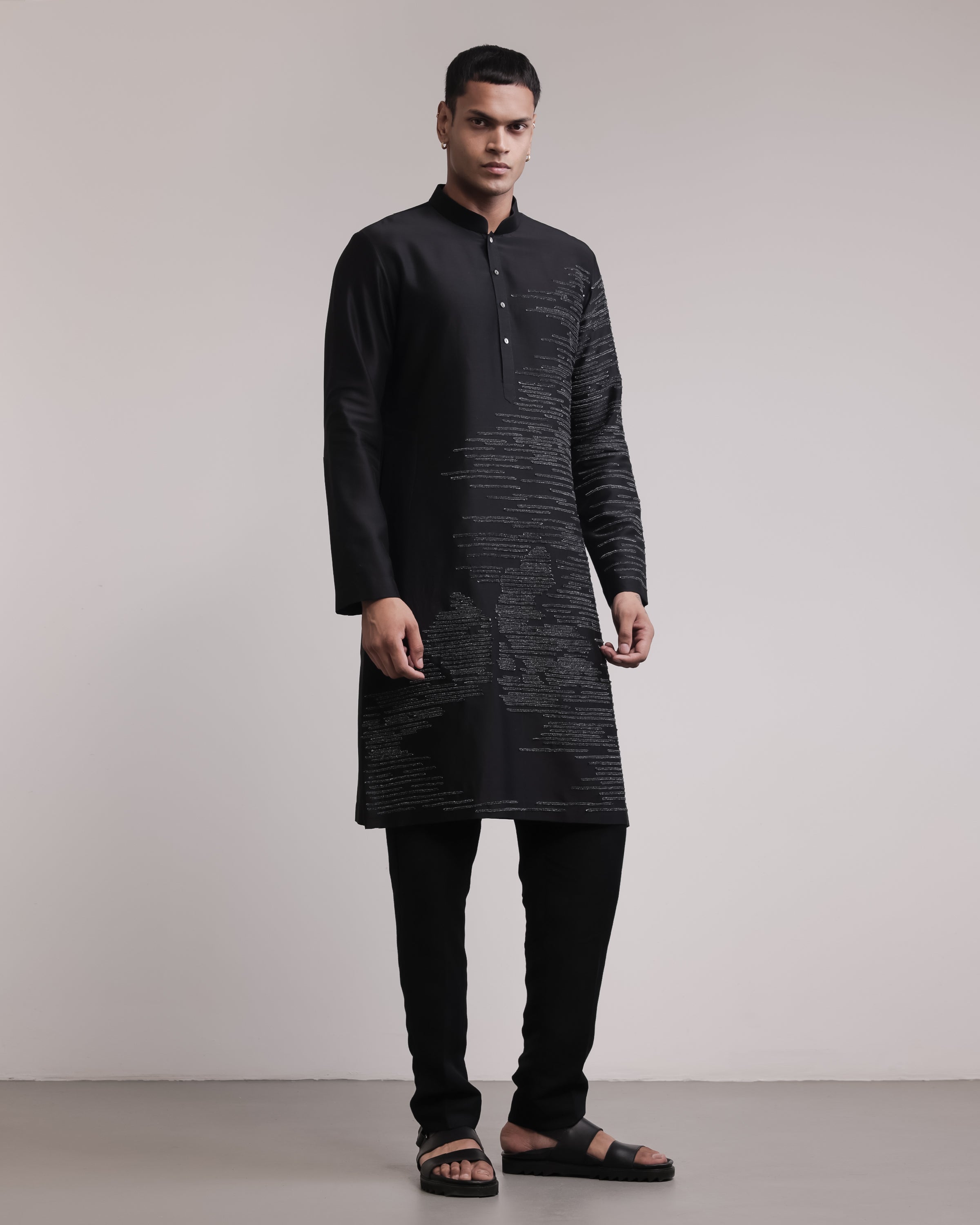 COUNTRYMADE Kurtas Frayed Memories Kurta Set ensemble kurta chanderi soie denim