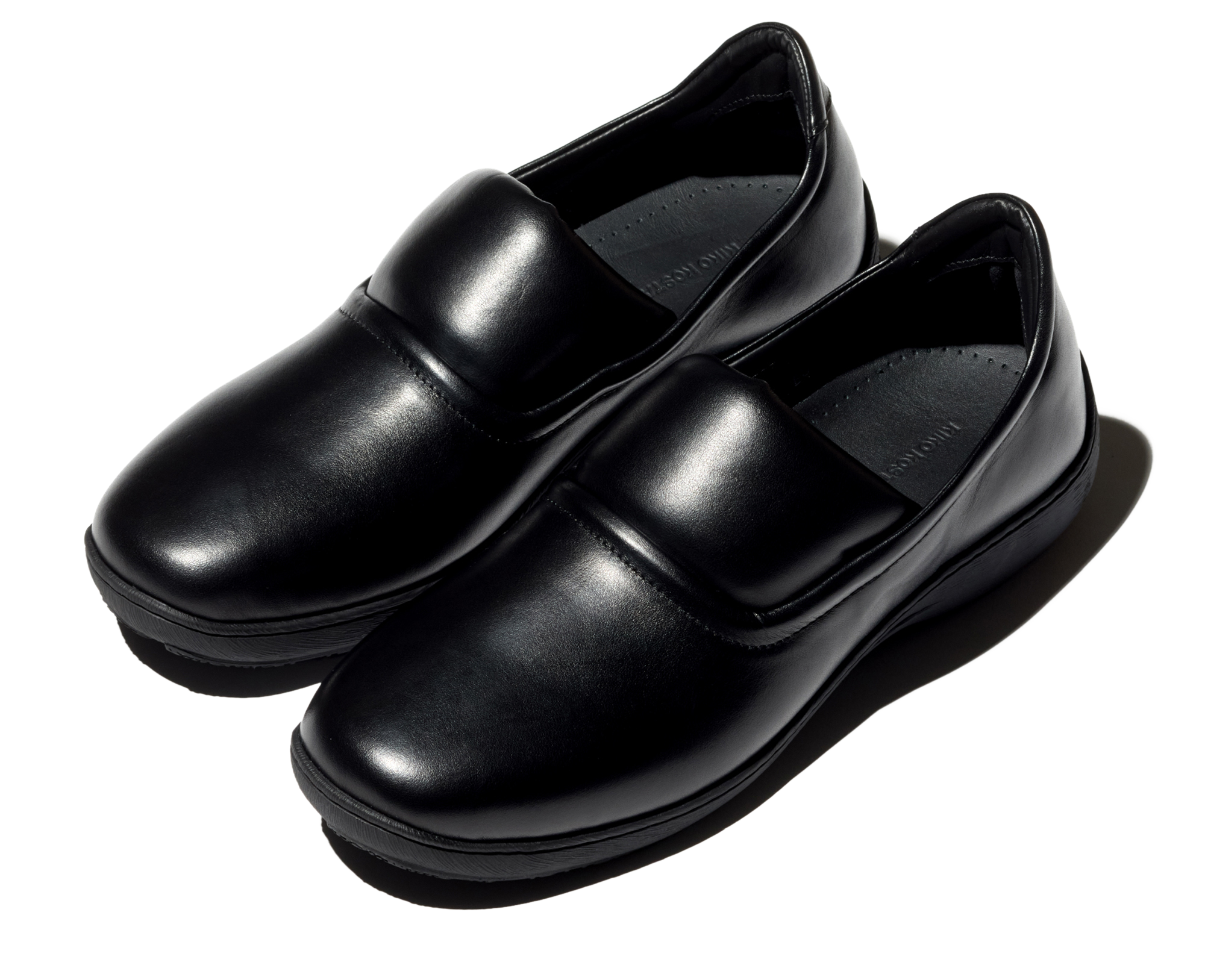 Kiko Kostadinov Shoes LAAN Loafers mocassins Black en cuir de veau