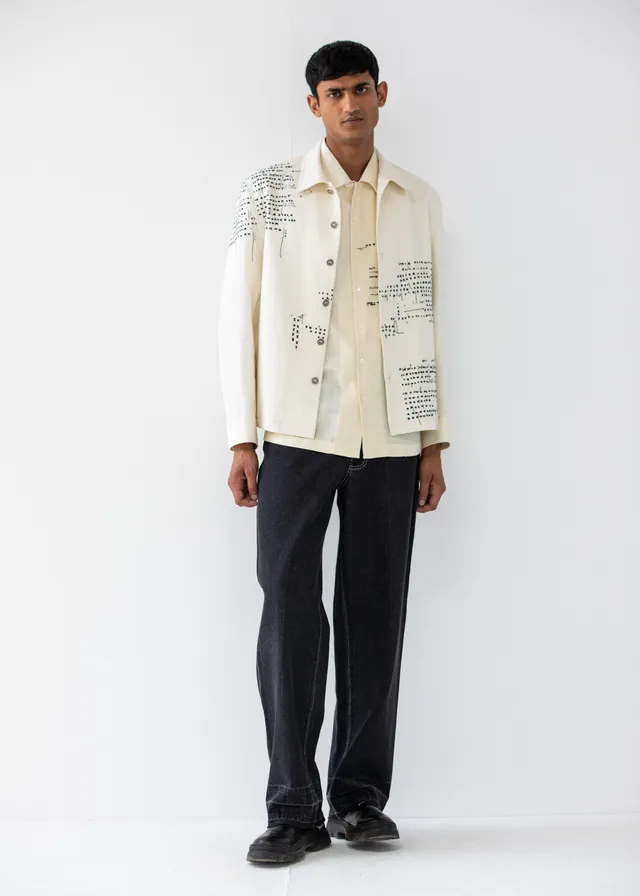 COUNTRYMADE Jackets ASEMIC DENIM JACKET veste denim brodée sur commande