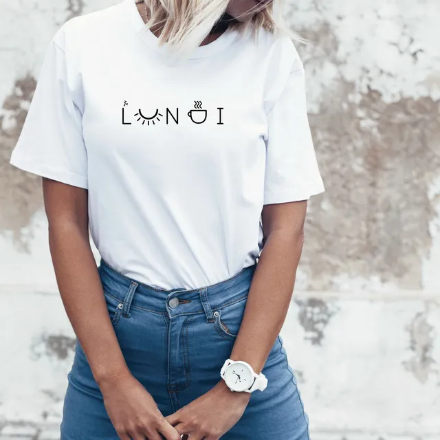 Juste Un T-shirt T-shirts Imprimés Lundi t-shirt femme imprimé
