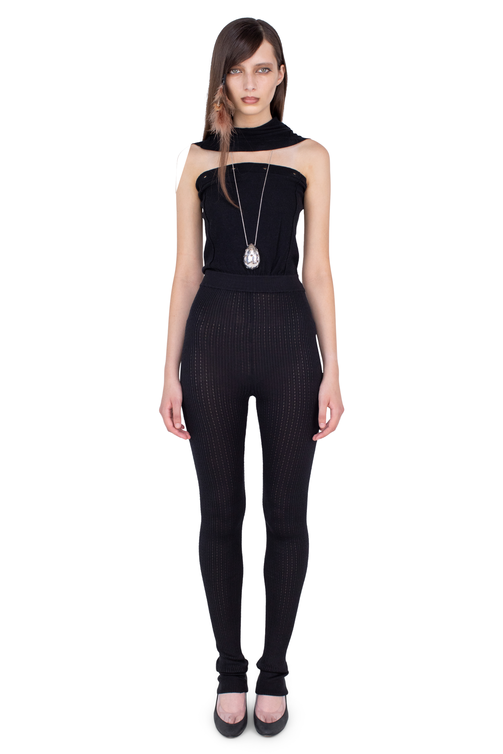 Kiko Kostadinov Dresses CORELLA All-in-One combinaison noire Nebular Black