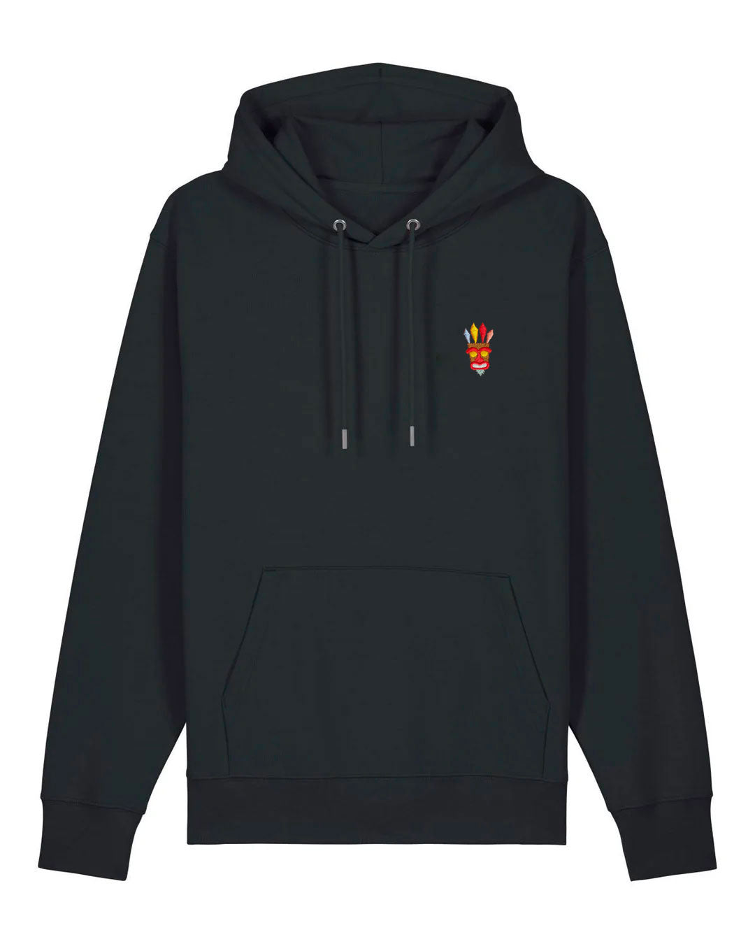 Juste Un T-shirt Sweats à Capuche Aku Aku sweat brodé noir