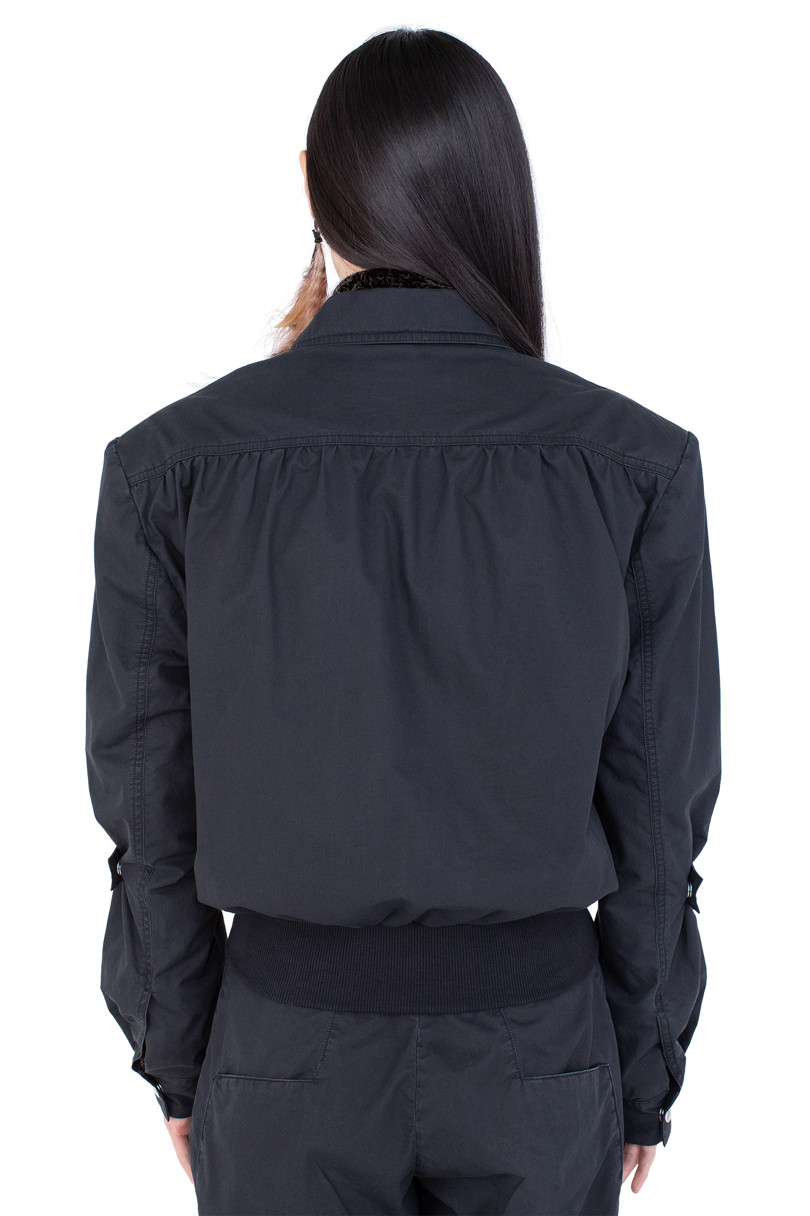 Kiko Kostadinov Outerwear PEREGRINE Jacket veste Stone Washed Charcoal 34–42 coton