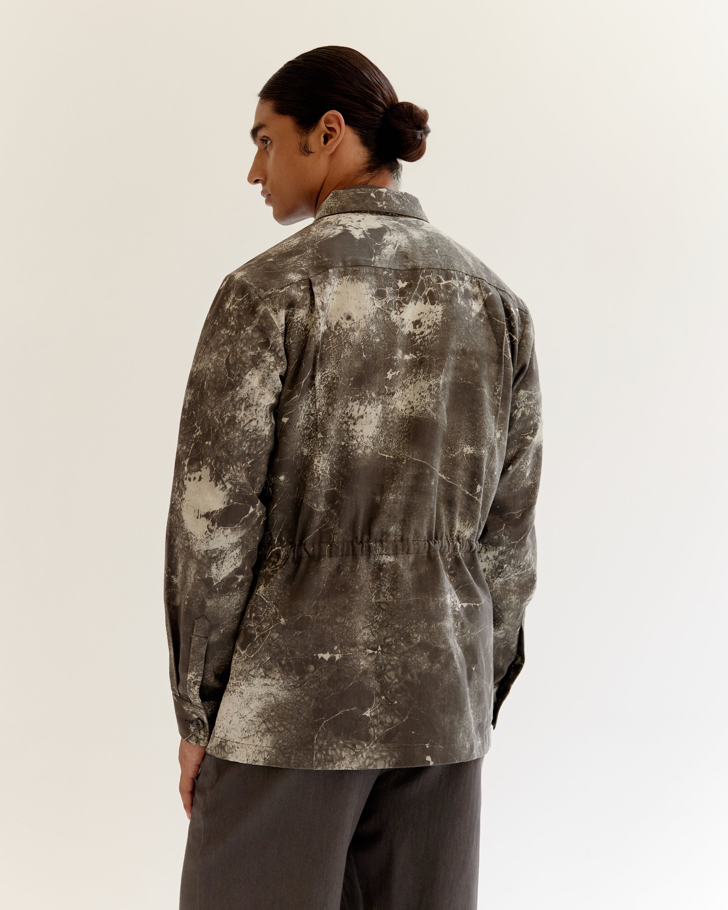 COUNTRYMADE Jackets Skin Textured Batik Jungle Jacket veste sur commande