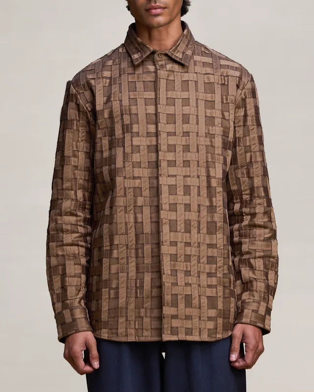COUNTRYMADE Shirts WOVEN ORE SHIRT chemise Chanderi assemblée main