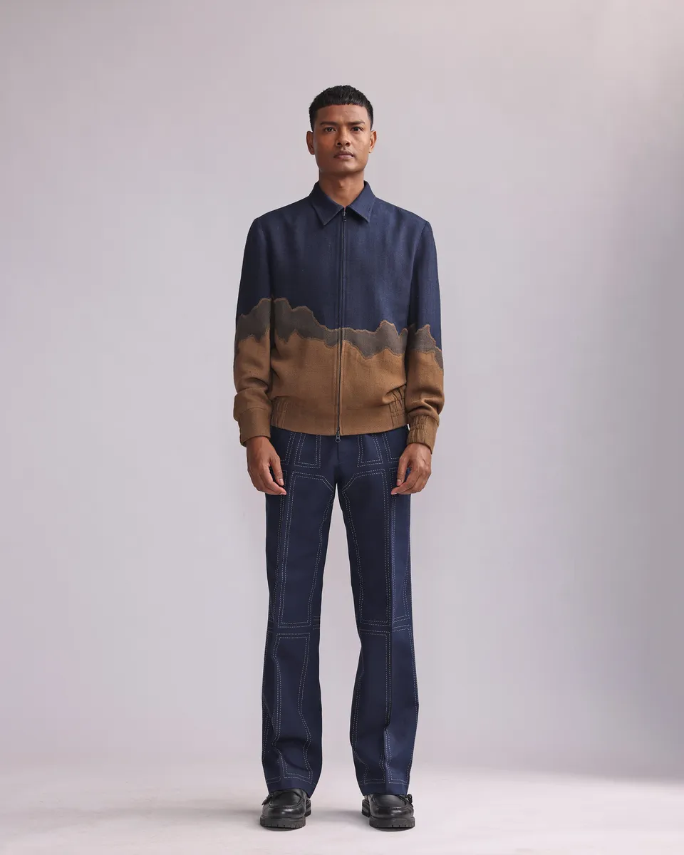 COUNTRYMADE Jackets PATCHWORK GRADIENT JACKET veste brodée sur commande