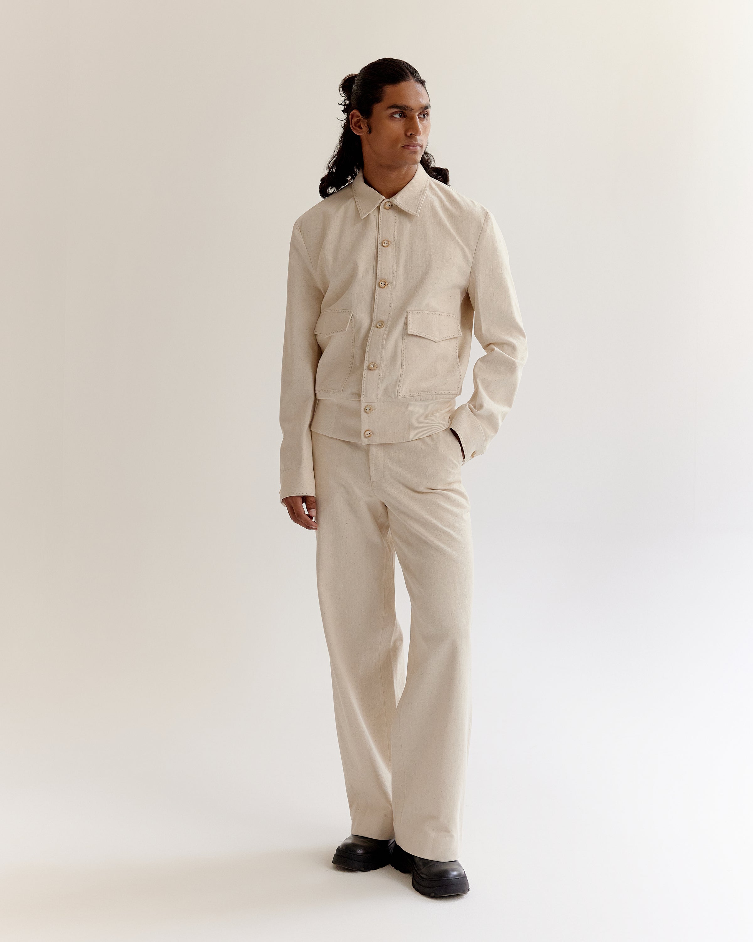 COUNTRYMADE Jackets Artisan Denim Ribbed Bomber blouson denim côtelé
