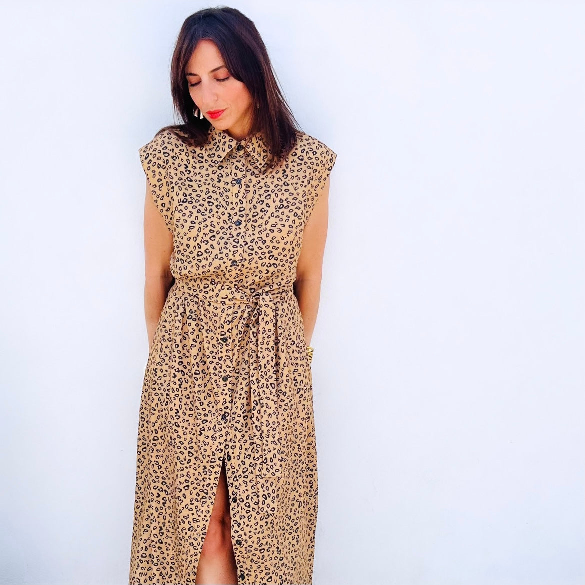 PANTRUCHE Robes PÉNÉLOPE robe longue léopard XS à L en viscose